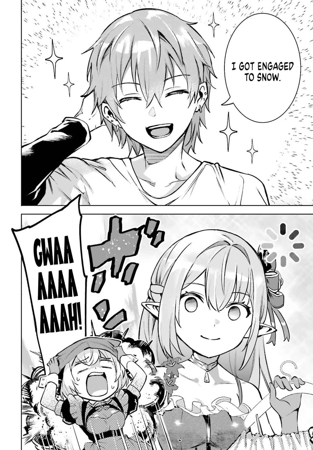 Danshi Kinsei Game Sekai de Ore ga Yaru Beki Yuiitsu no Koto: Yuri no Aida ni Hasamaru Otoko Toshite Tensei Shite Shimaimashita Chapter 14 - Page 18