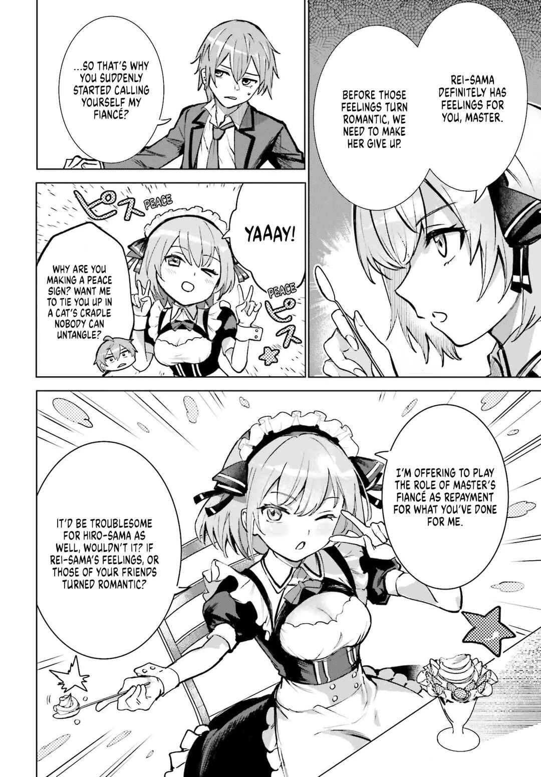 Danshi Kinsei Game Sekai de Ore ga Yaru Beki Yuiitsu no Koto: Yuri no Aida ni Hasamaru Otoko Toshite Tensei Shite Shimaimashita Chapter 14 - Page 4