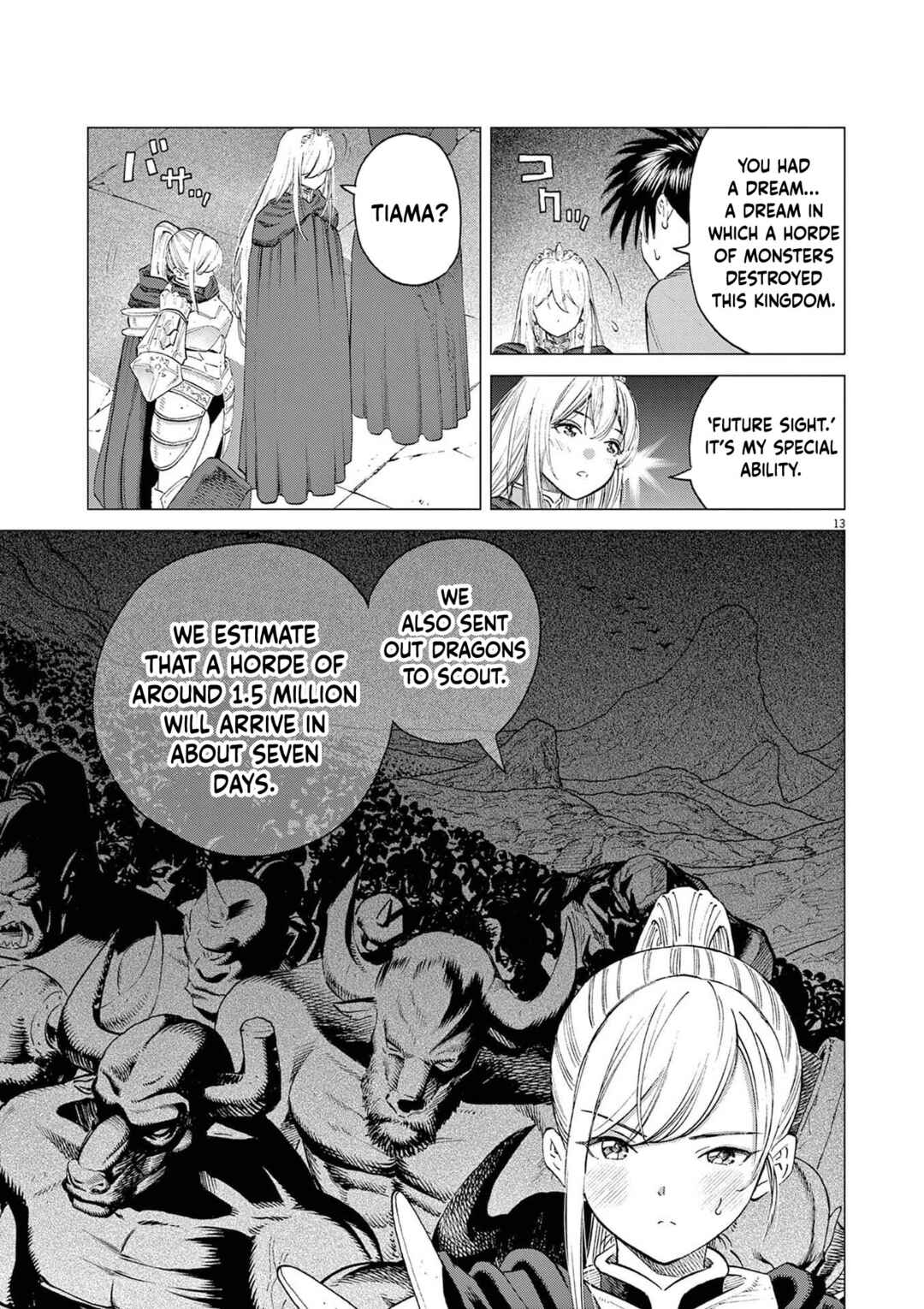 Ato Muika de Horobiru Gakeppuchi Kokka no Harem ni Shoukan sareteshimatta Chapter 1 - Page 13