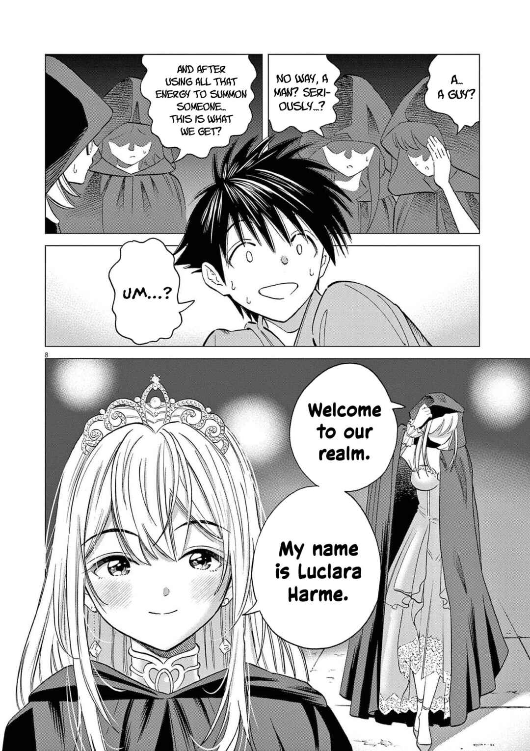 Ato Muika de Horobiru Gakeppuchi Kokka no Harem ni Shoukan sareteshimatta Chapter 1 - Page 8