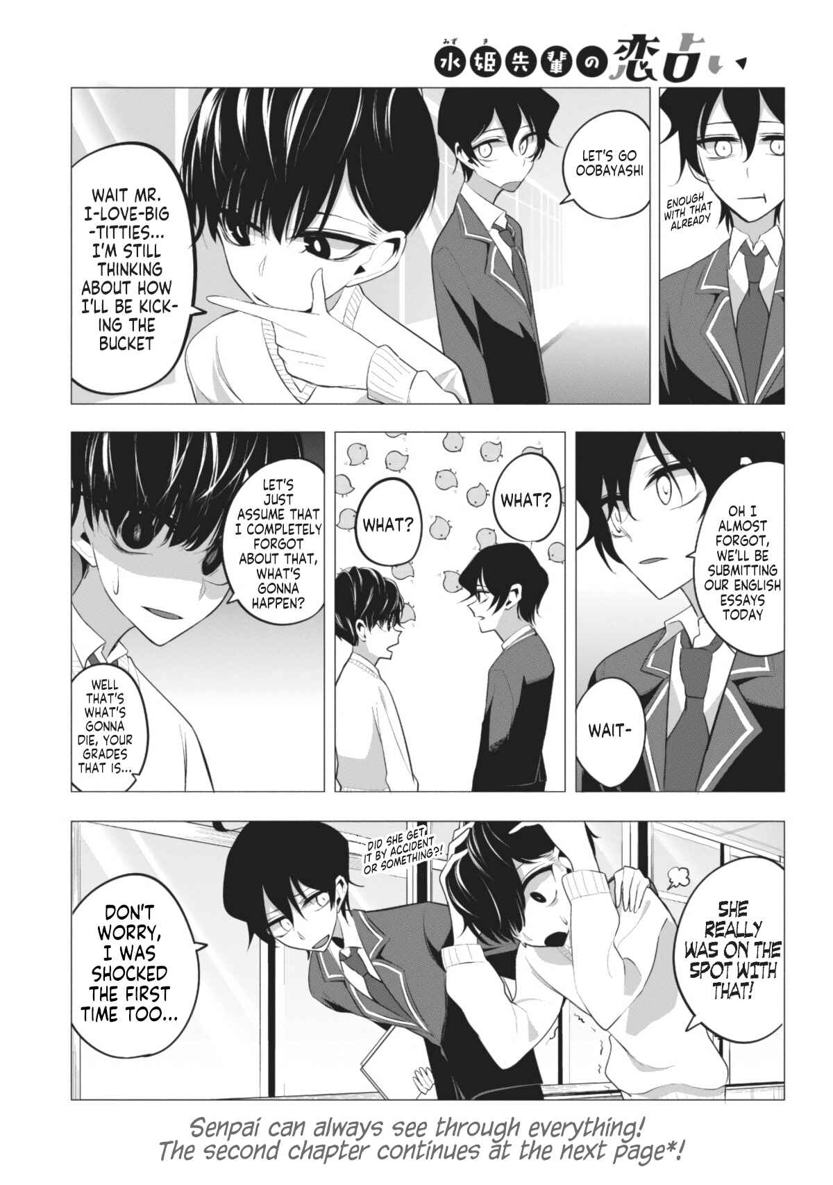 Mizuki-senpai no Koi Uranai Chapter 4 - Page 14