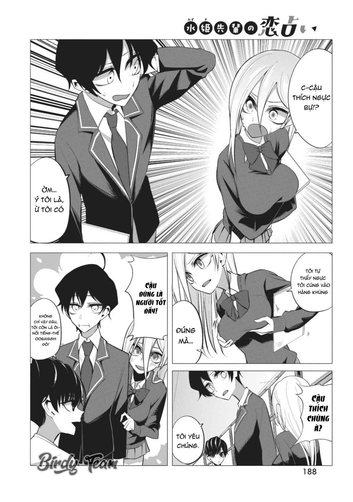 Mizuki-senpai no Koi Uranai Chapter 4 - Page 6
