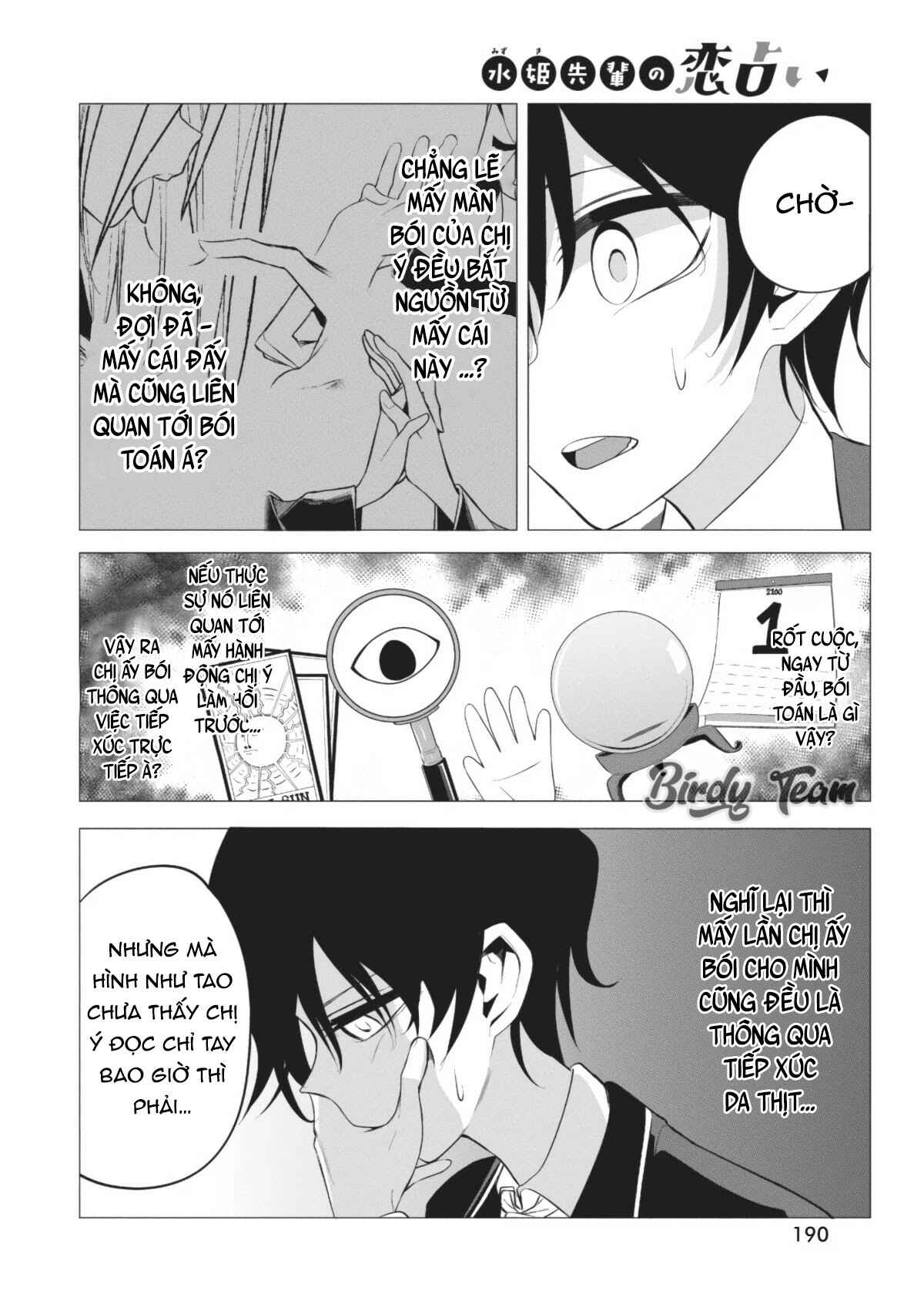 Mizuki-senpai no Koi Uranai Chapter 4 - Page 8