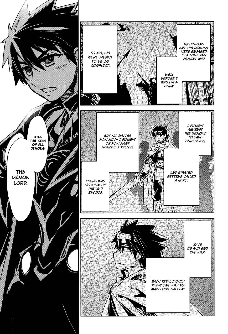 MAOYU : Archenemy and Hero “Become mine, Hero” “I refuse!” Chapter 30 - Page 27