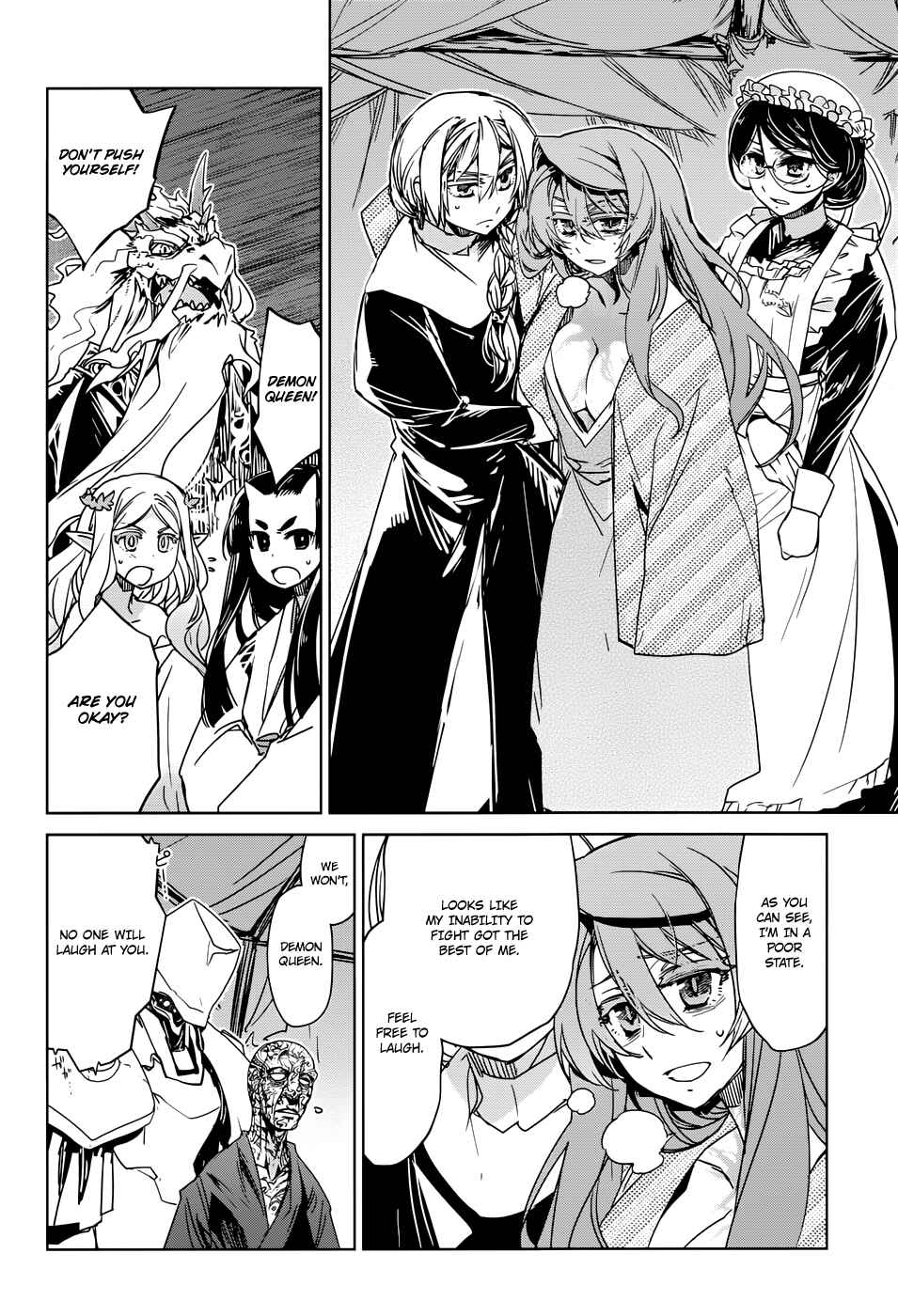 MAOYU : Archenemy and Hero “Become mine, Hero” “I refuse!” Chapter 30 - Page 32
