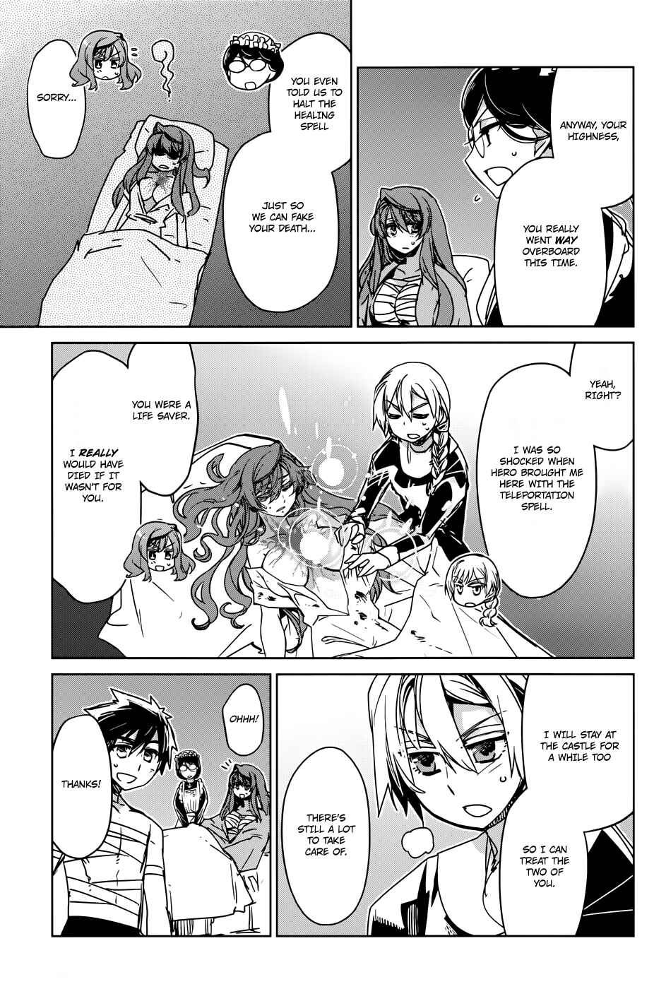 MAOYU : Archenemy and Hero “Become mine, Hero” “I refuse!” Chapter 30 - Page 47