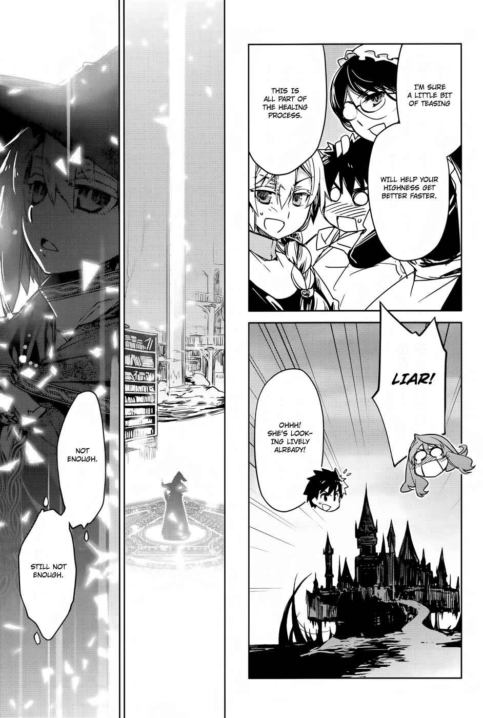 MAOYU : Archenemy and Hero “Become mine, Hero” “I refuse!” Chapter 30 - Page 49