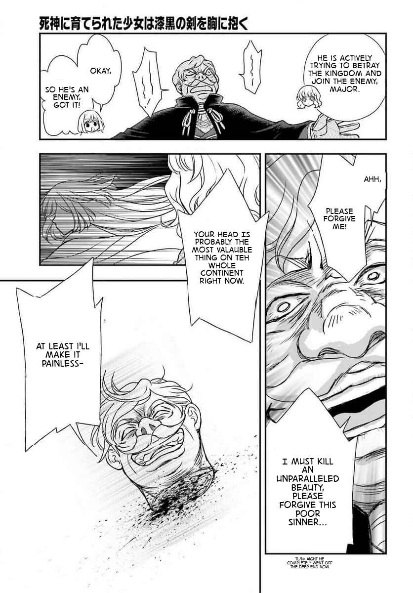 Shinigami ni Sodaterareta Shoujo wa Shikkoku no Tsurugi o Mune ni Idaku Chapter 48 - Page 41