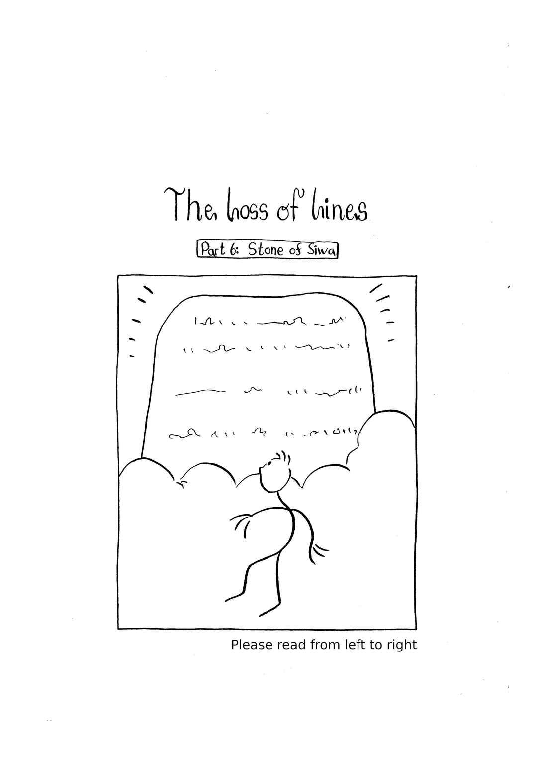 Loss of lines Chapter 6 - Page 1