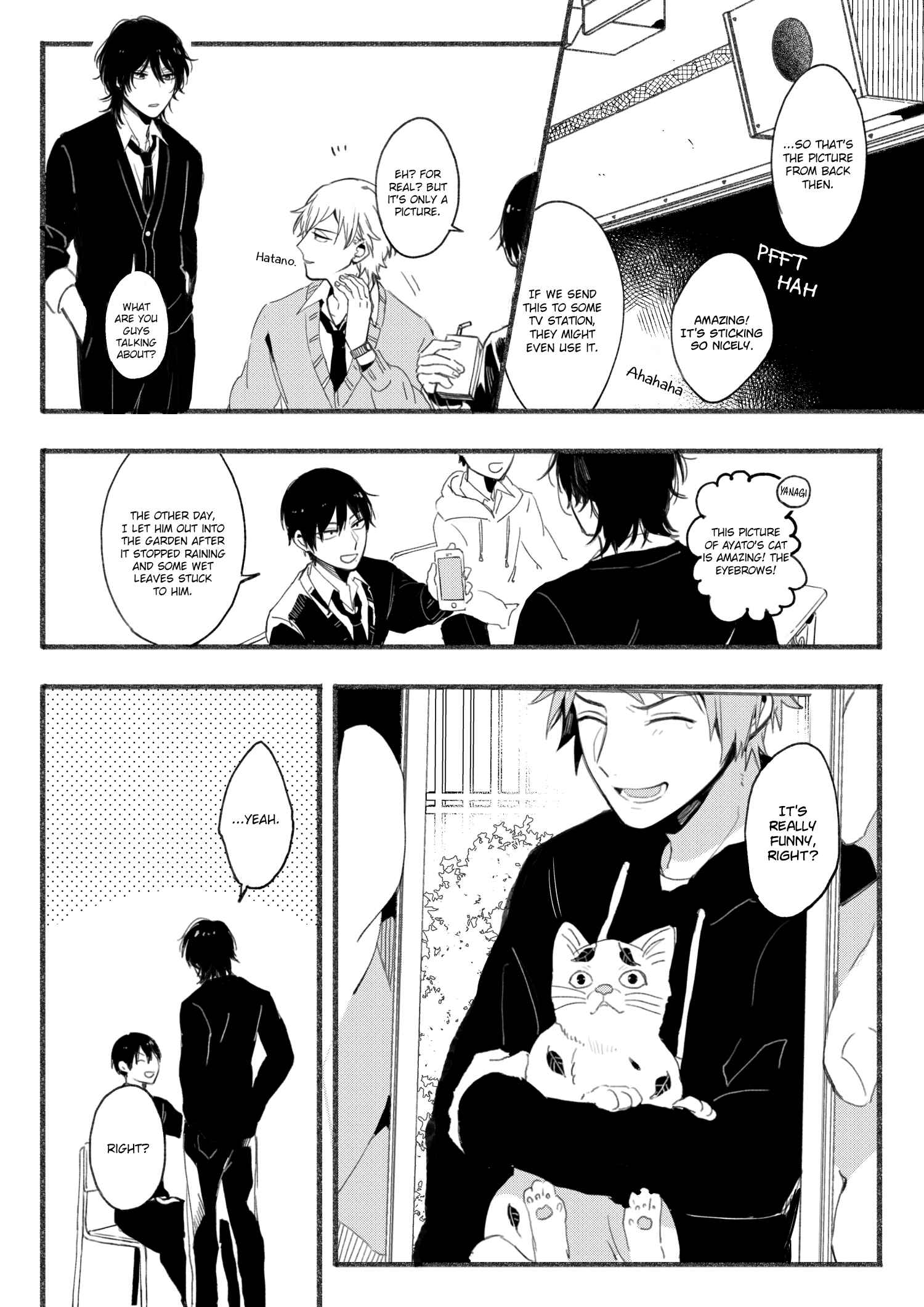 Zettai BL ni Naru Sekai vs. Zettai BL ni Naritakunai Otoko Chapter Extra: If the MC raised a flag - omake - Page 2