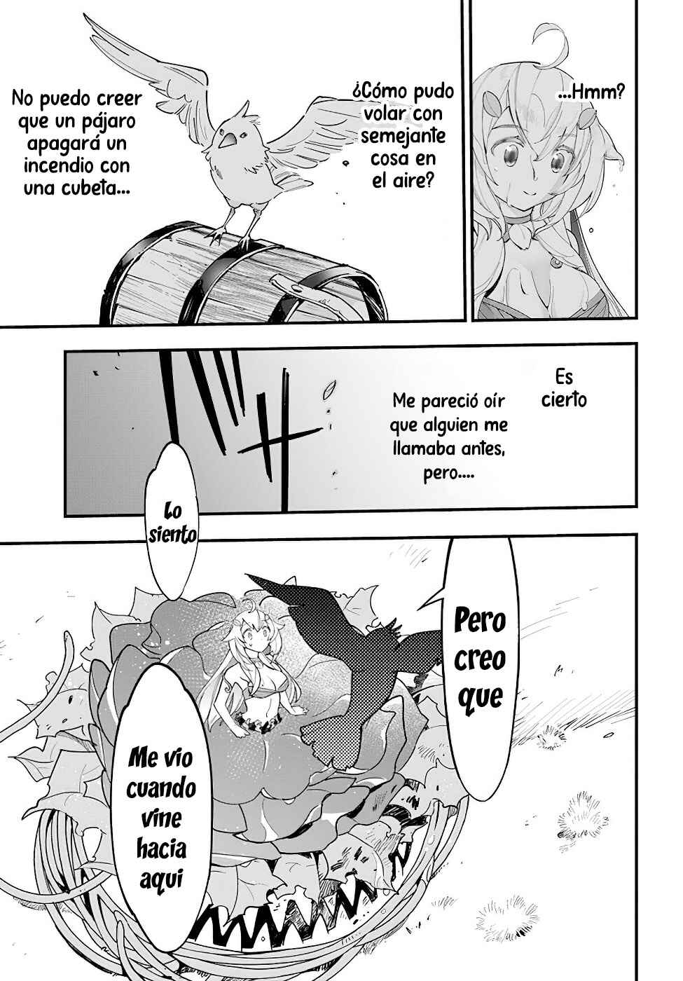 Shokubutsu Monster Musume Nikki: Seijo datta Watashi ga Uragirareta Hate ni Alraune ni Tensei Shite Shimatta node, kore kara wa Kougousei o Shinagara Shizuka ni Shokubutsu Life o Sugoshimasu Chapter 13 - Page 17