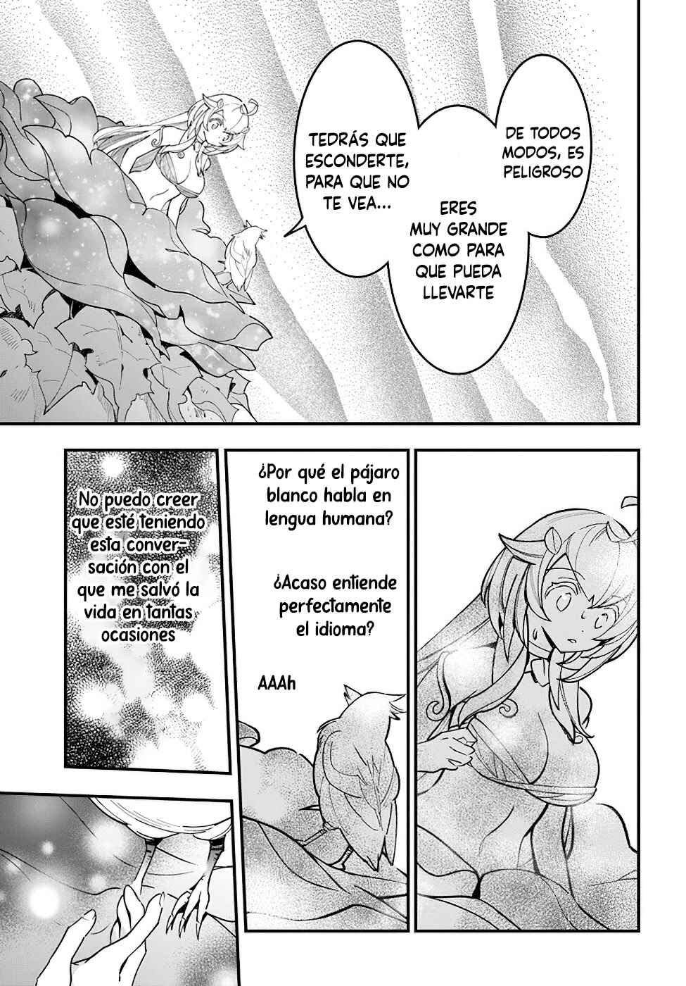 Shokubutsu Monster Musume Nikki: Seijo datta Watashi ga Uragirareta Hate ni Alraune ni Tensei Shite Shimatta node, kore kara wa Kougousei o Shinagara Shizuka ni Shokubutsu Life o Sugoshimasu Chapter 13 - Page 21