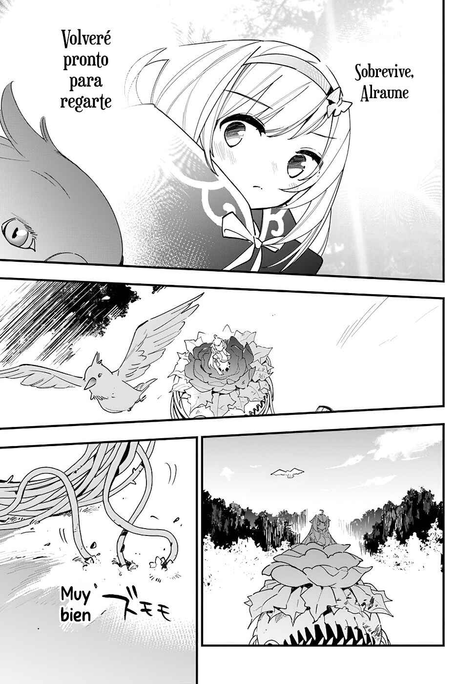 Shokubutsu Monster Musume Nikki: Seijo datta Watashi ga Uragirareta Hate ni Alraune ni Tensei Shite Shimatta node, kore kara wa Kougousei o Shinagara Shizuka ni Shokubutsu Life o Sugoshimasu Chapter 13 - Page 25