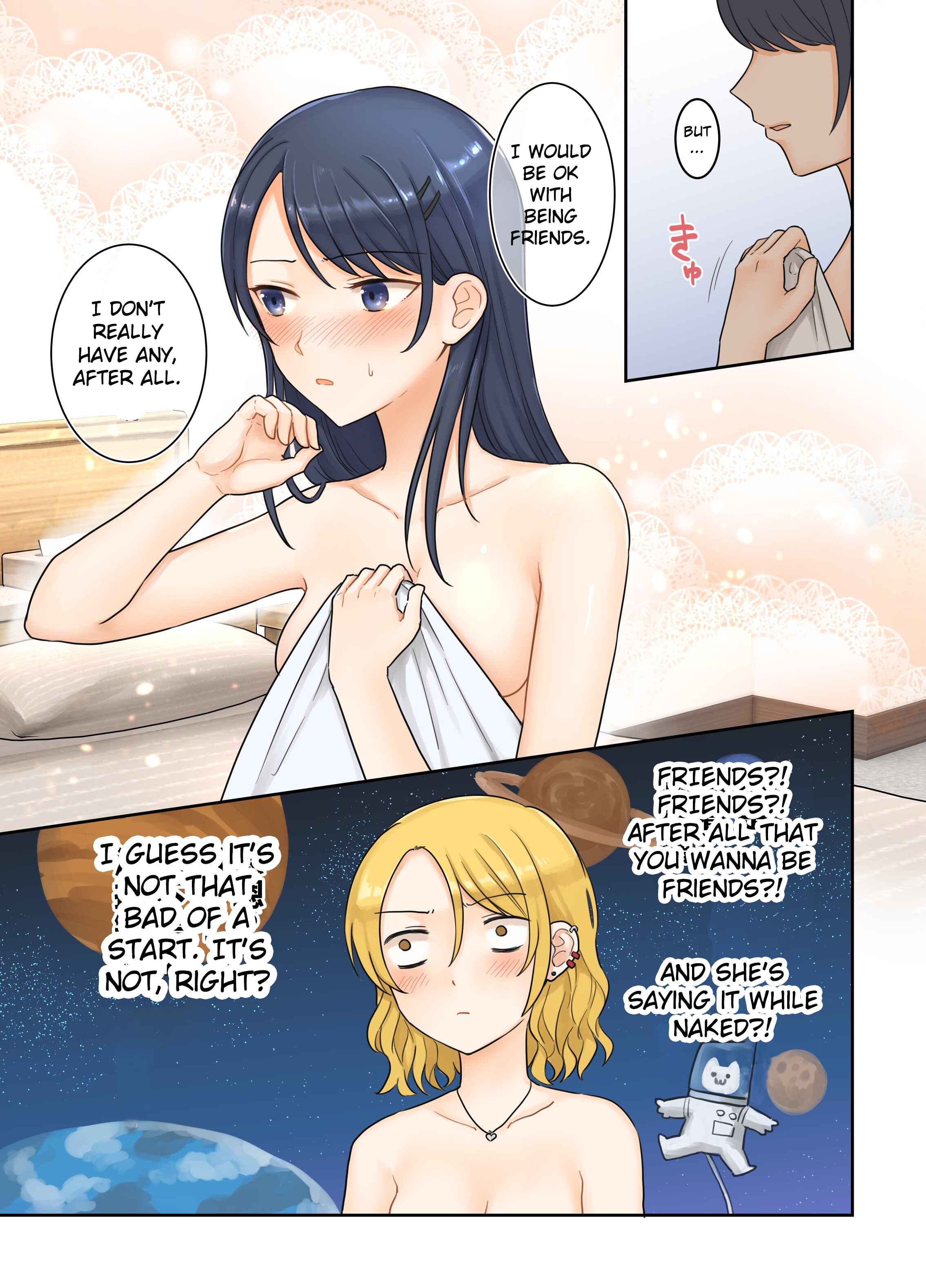 1 RT de nakawarui nonke joshi tachi ga 1 byou kiss suru Chapter 13 - Page 2