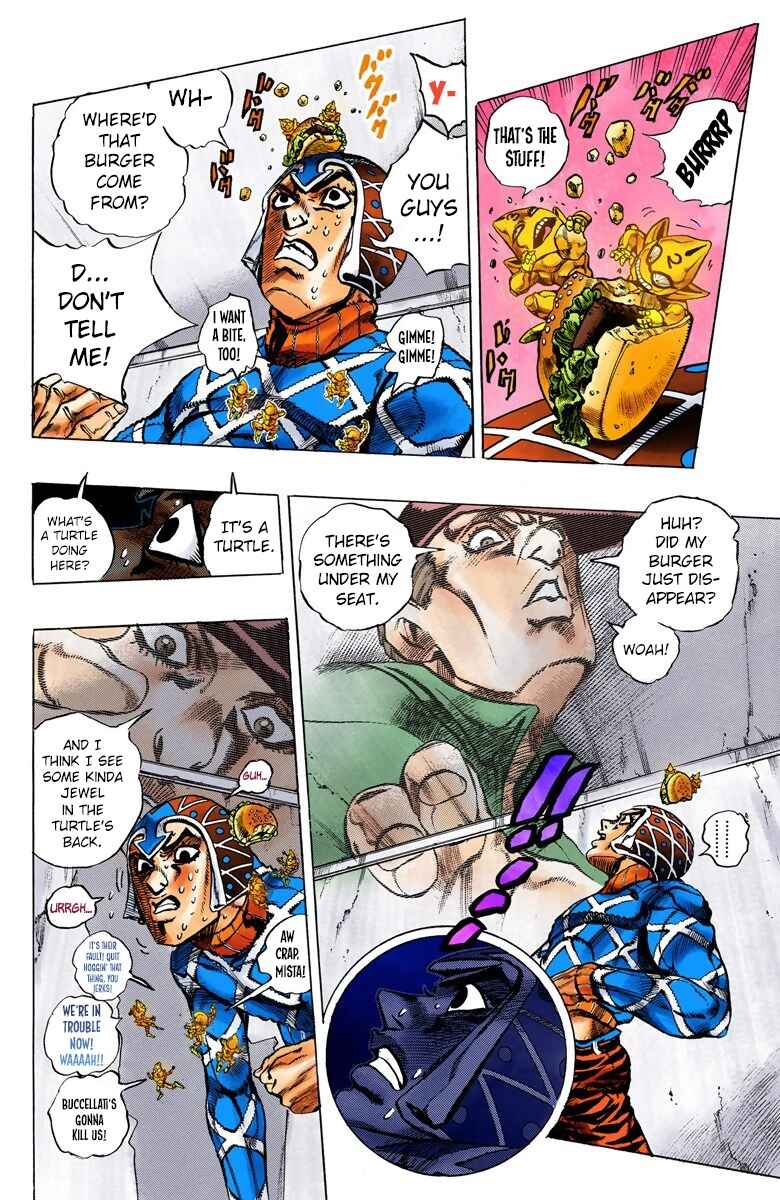 JoJo no Kimyou na Bouken: Part 5 - Ougon no Kaze Color-ban Chapter 61 - Page 10