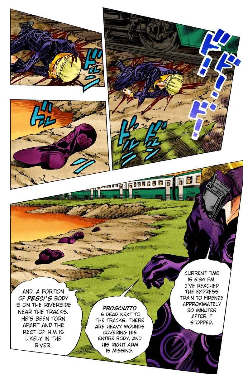JoJo no Kimyou na Bouken: Part 5 - Ougon no Kaze Color-ban Chapter 61 - Page 4