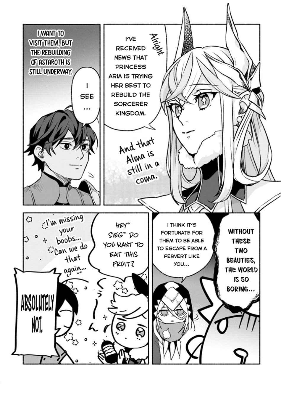 Sono Monban, Saikyou ni Tsuki: Tsuihou Sareta Bougyoryoku 9999 no Senshi, Outo no Monban to shite Musou Suru Chapter 34.2 - Page 2