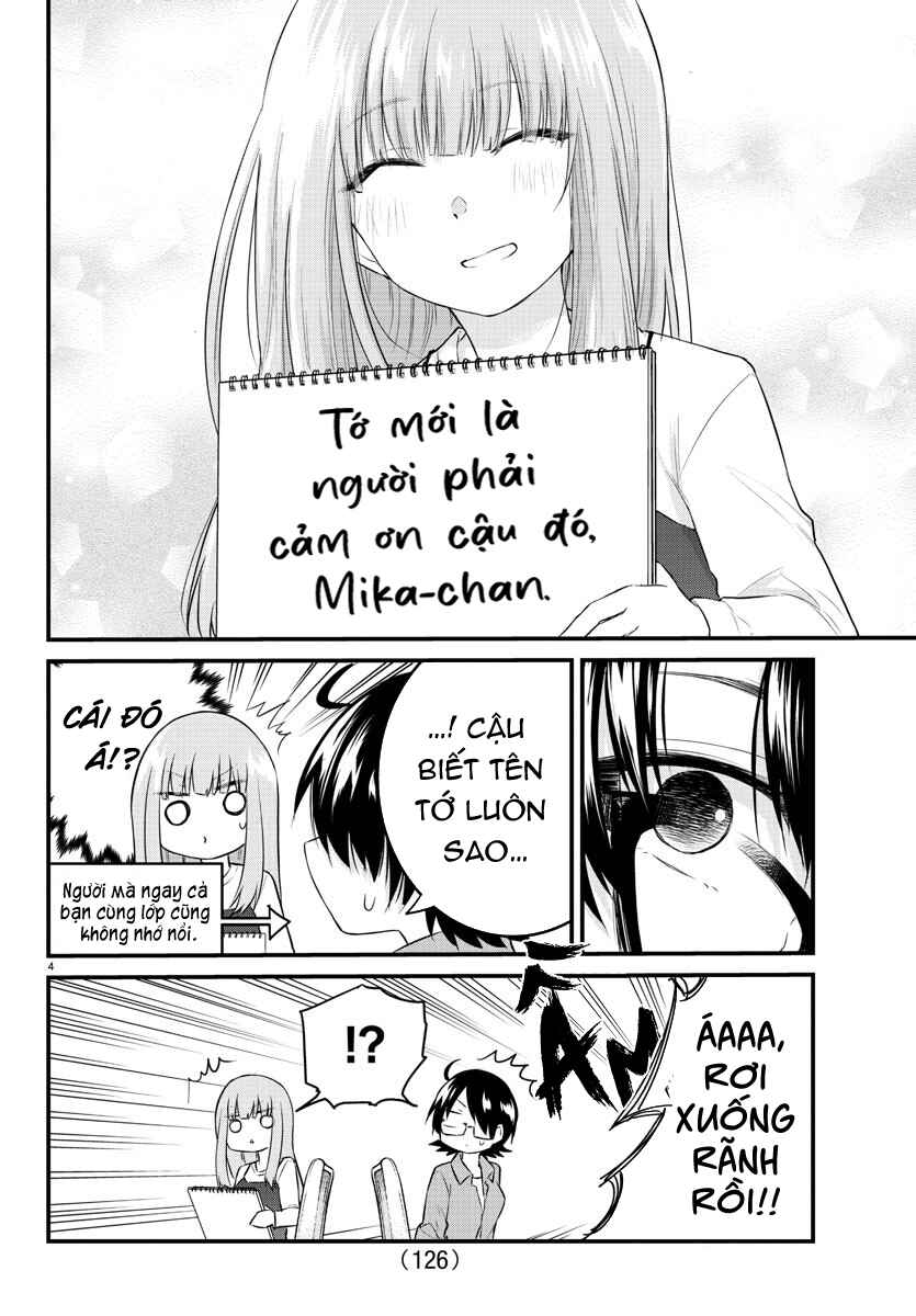 Koe ga dasenai Shoujo wa "Kanojo ga Yasashisugiru" to Omotte iru Chapter 64 - Page 4