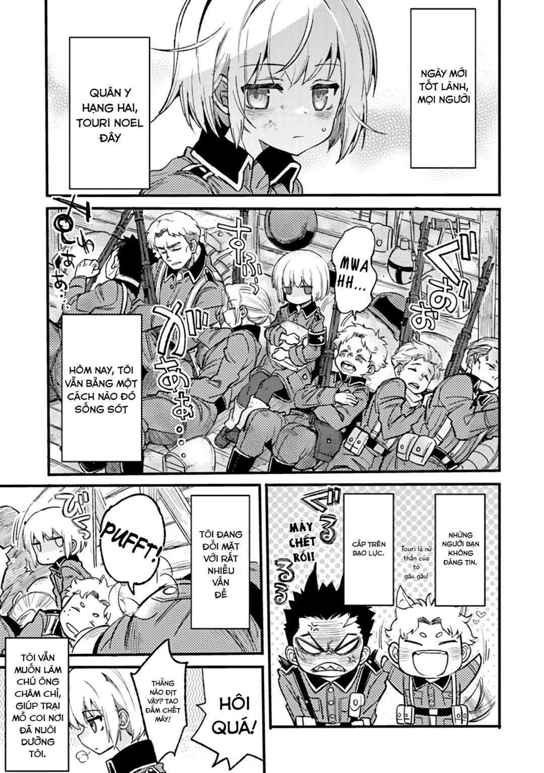 TS Eiseihei-san no Senjou Nikki Chapter 3.1 - Page 2