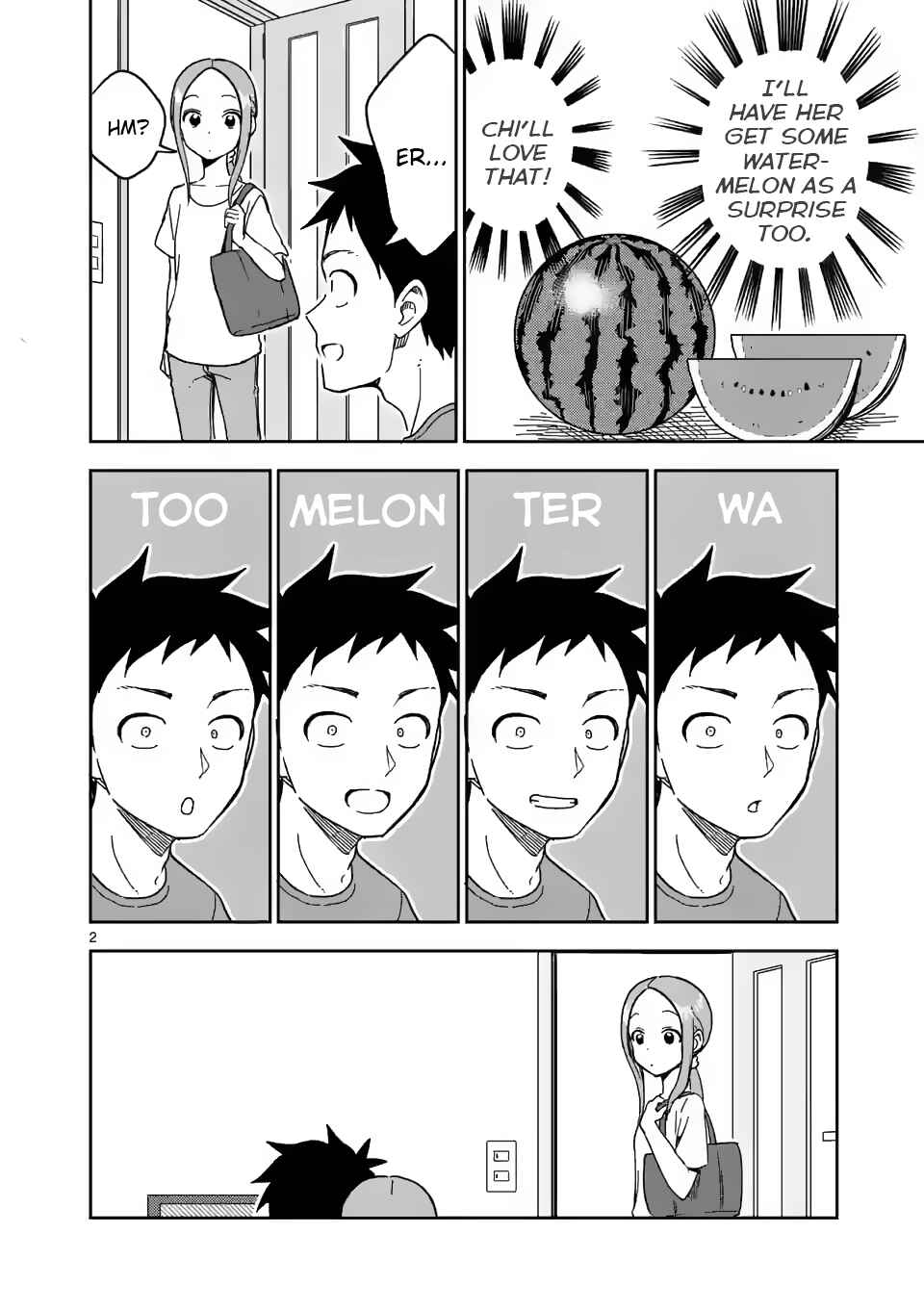Karakai Jouzu no (Moto) Takagi-san Chapter 189 - Page 2