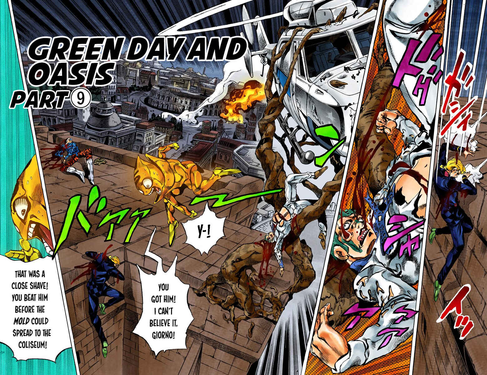 JoJo no Kimyou na Bouken: Part 5 - Ougon no Kaze Color-ban Chapter 123 - Page 1