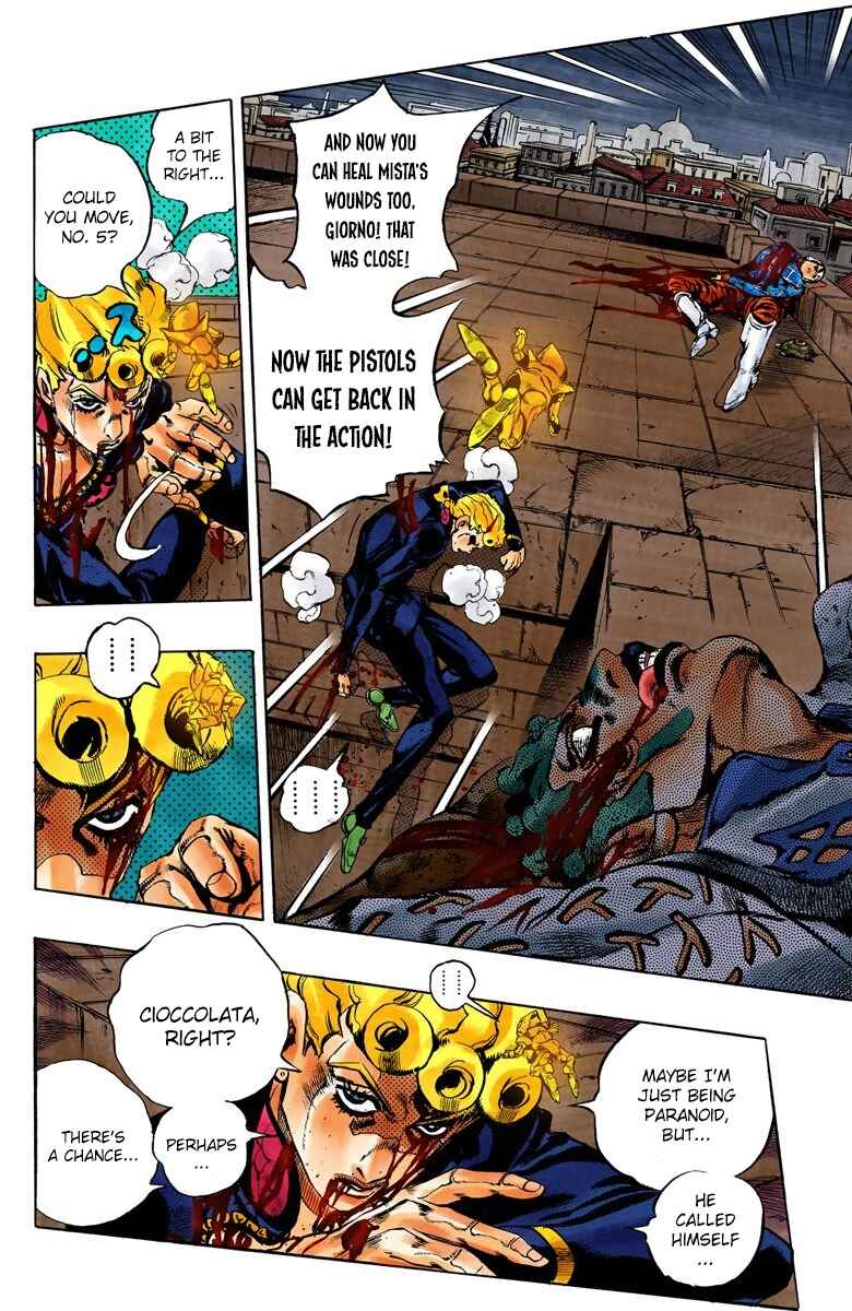 JoJo no Kimyou na Bouken: Part 5 - Ougon no Kaze Color-ban Chapter 123 - Page 2