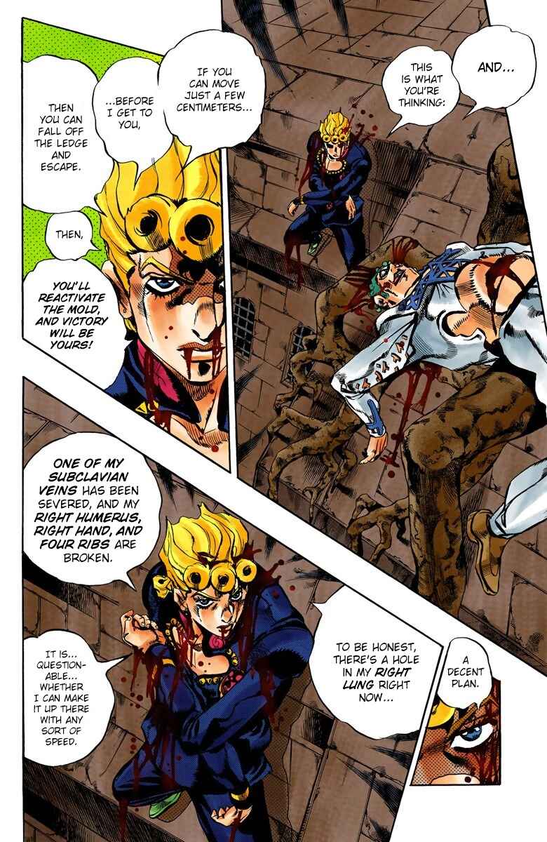 JoJo no Kimyou na Bouken: Part 5 - Ougon no Kaze Color-ban Chapter 123 - Page 4