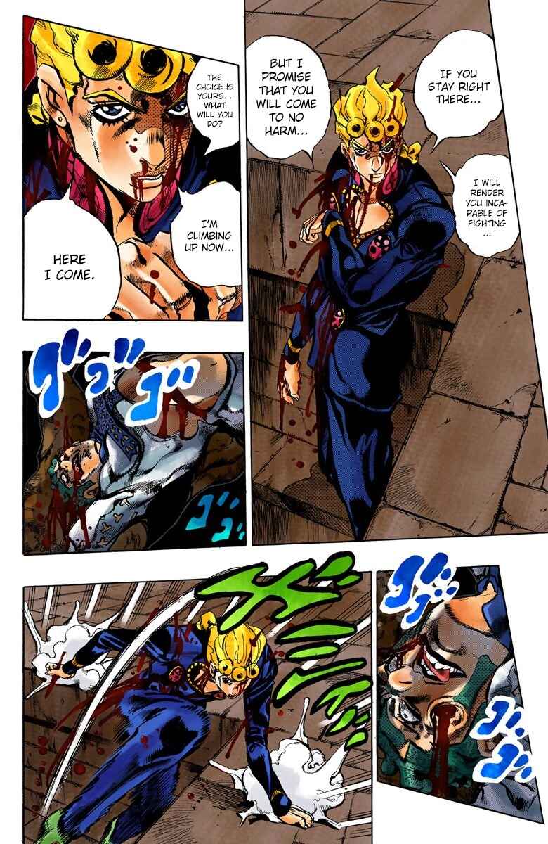 JoJo no Kimyou na Bouken: Part 5 - Ougon no Kaze Color-ban Chapter 123 - Page 6
