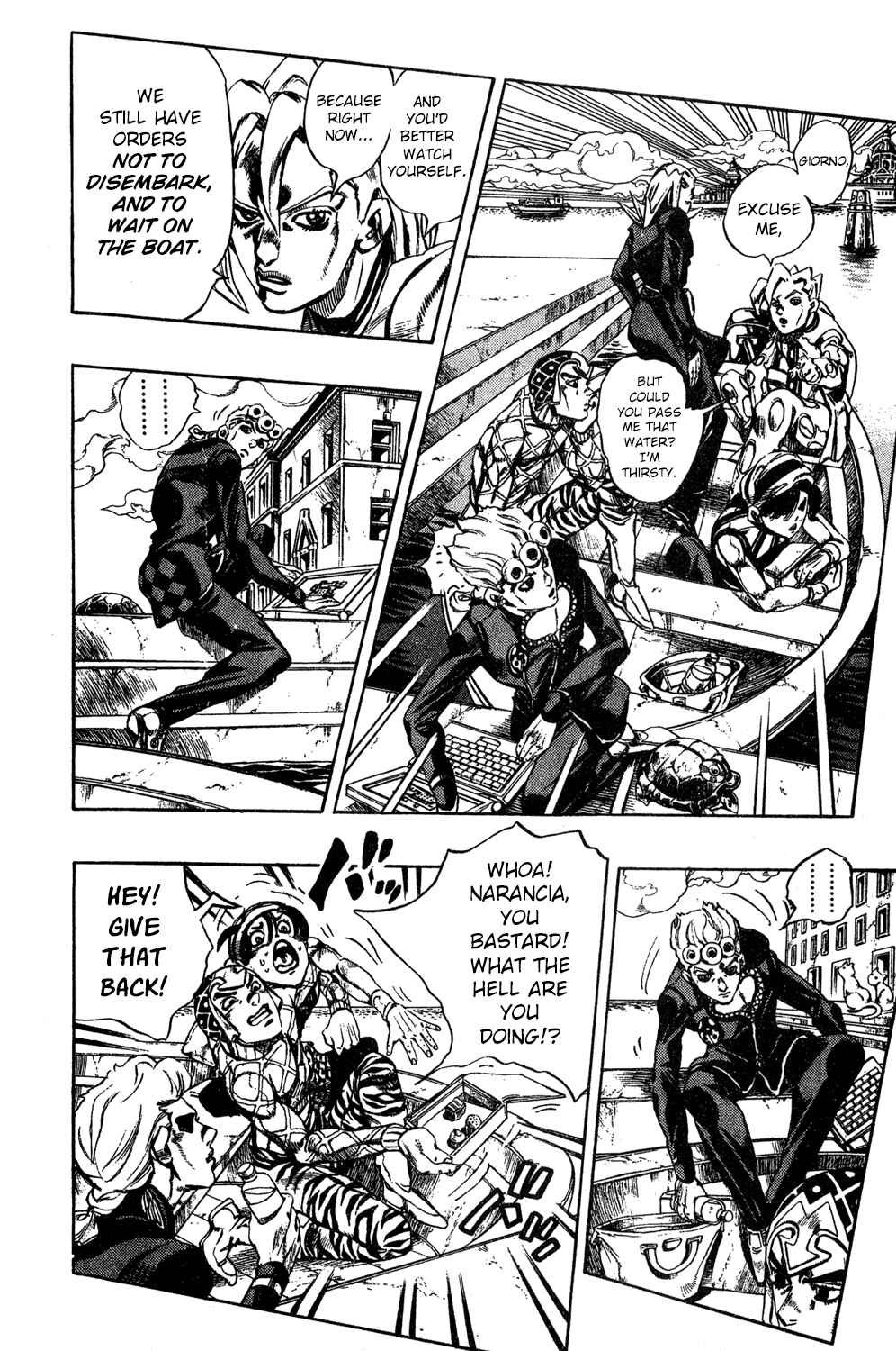 JoJo no Kimyou na Bouken: Part 5 - Ougon no Kaze Chapter 80 - Page 4