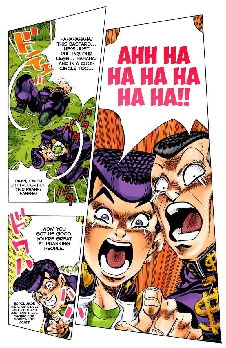 JoJo no Kimyou na Bouken: Part 4 - Diamond wa Kudakenai Color-ban Chapter 113 - Page 14