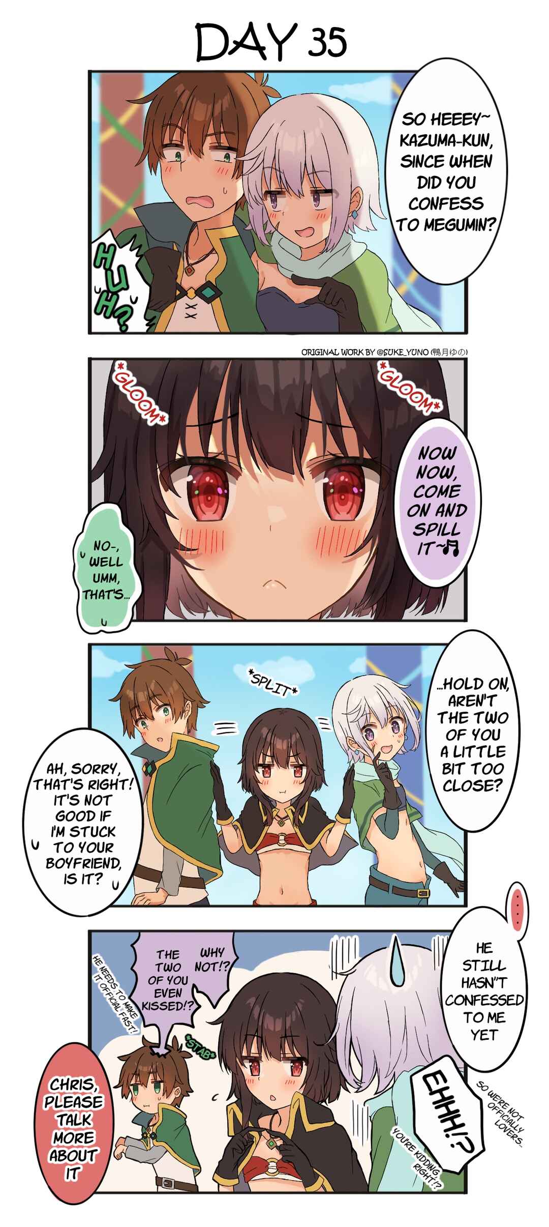 Kono Subarashii Sekai ni Shukufuku wo! - A Day of KazuMegu (Doujinshi) Chapter 35 - Page 1