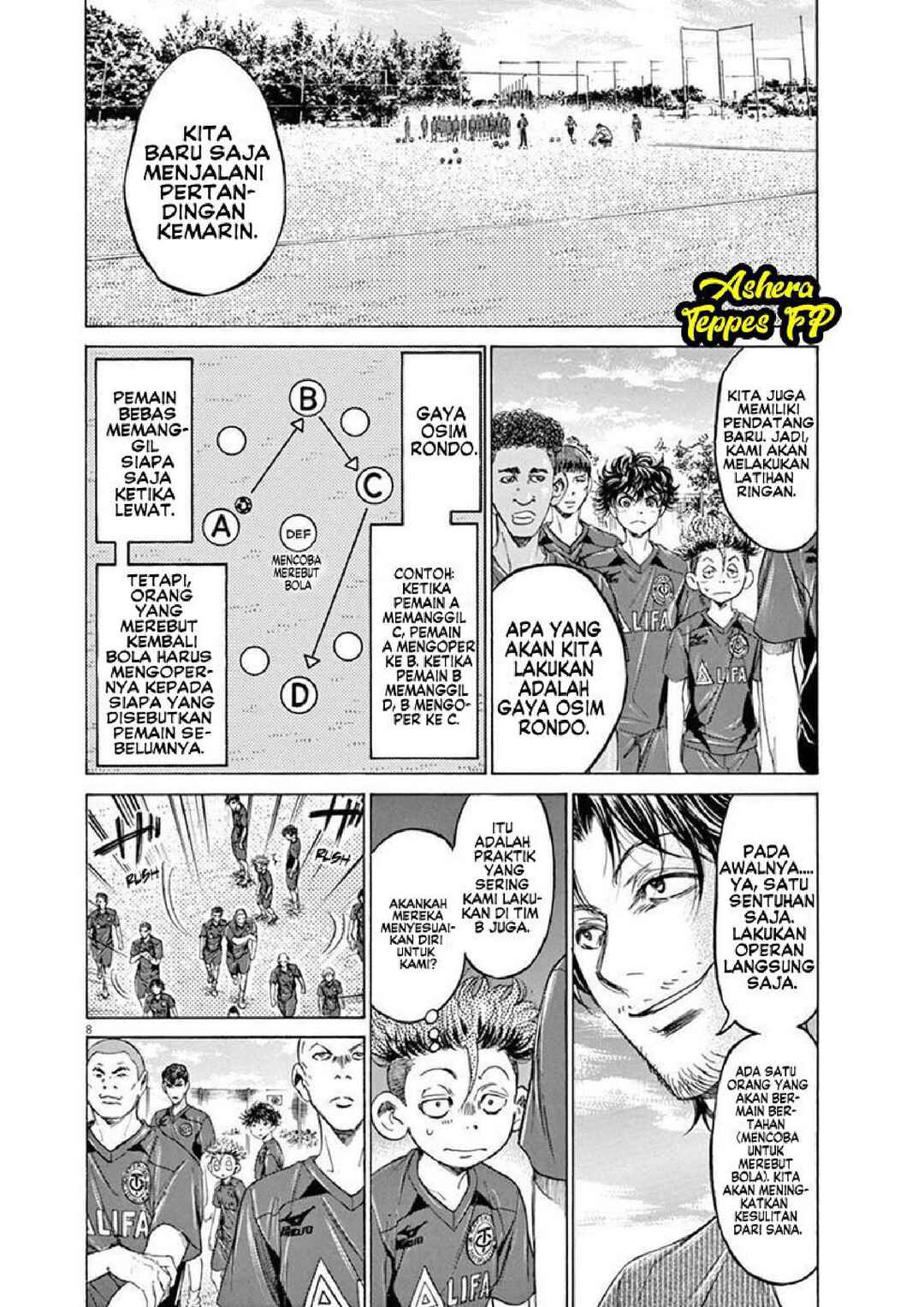 Ao Ashi Chapter 119 - Page 8