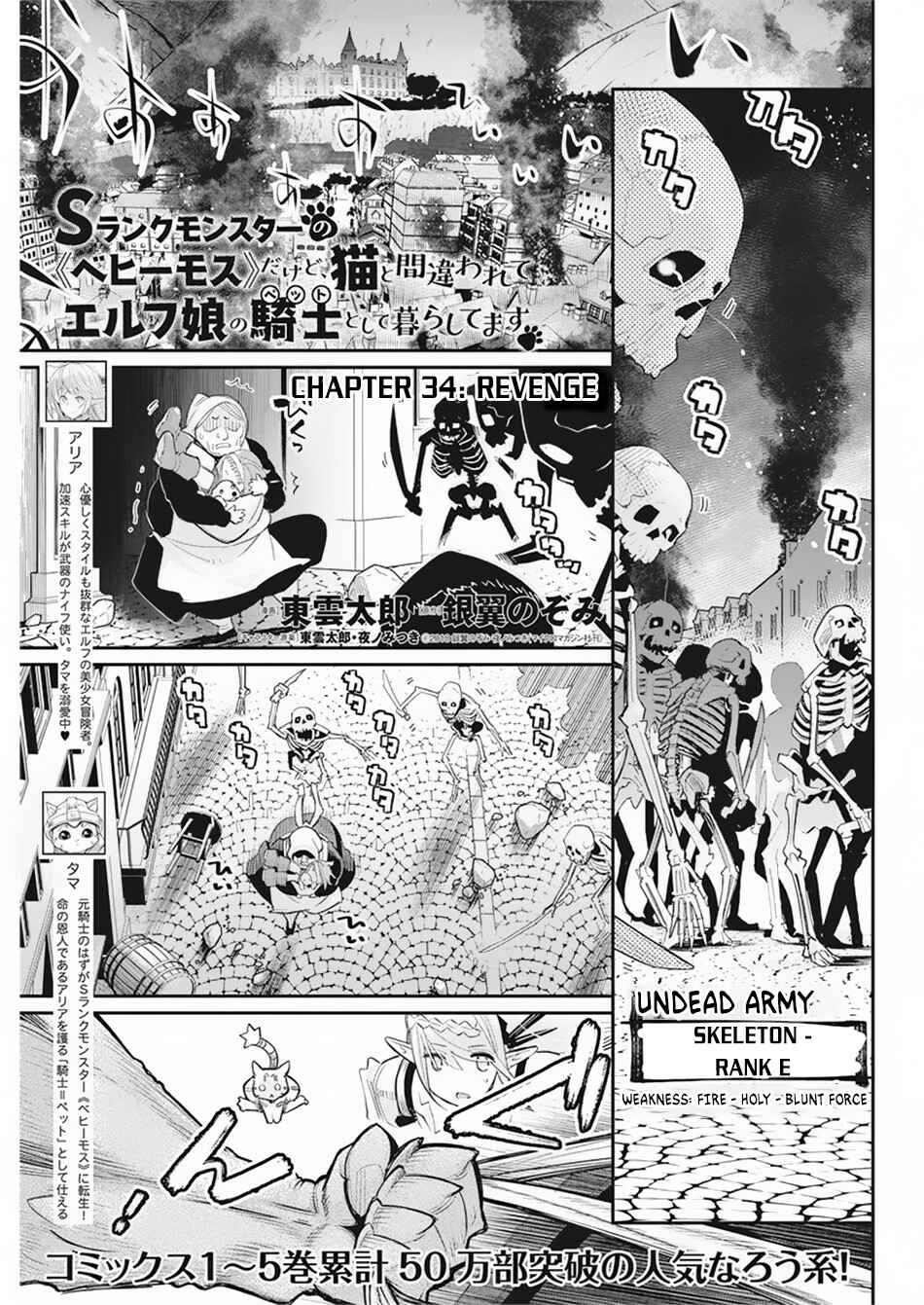 S-Rank Monster no "Behemoth" dakedo, Neko to Machigawarete Elf Musume no Pet to Shite Kurashitemasu Chapter 34 - Page 2