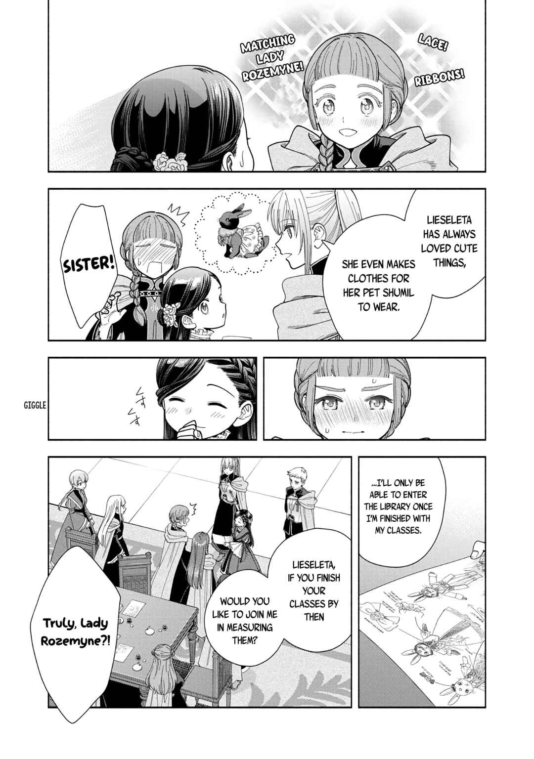 Honzuki no Gekokujou: Shisho ni Naru tame ni wa Shudan o Erandeiraremasen—Dai-4 Bu: Kizokuin no Toshokan o Sukuitai! Chapter 15 - Page 21