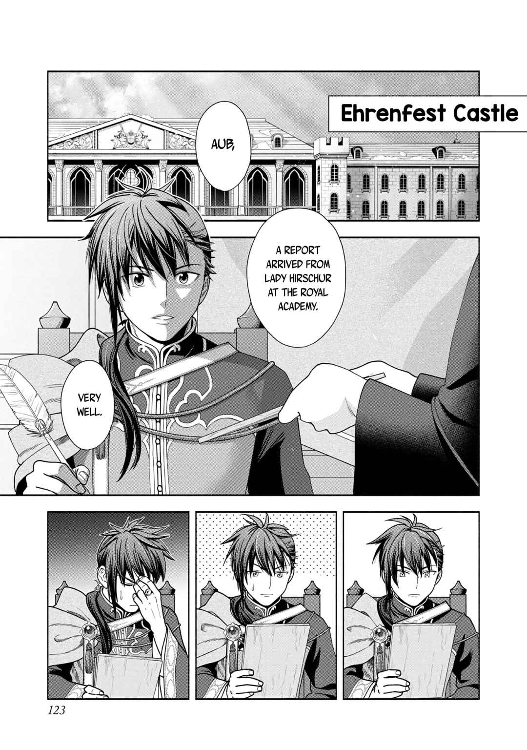 Honzuki no Gekokujou: Shisho ni Naru tame ni wa Shudan o Erandeiraremasen—Dai-4 Bu: Kizokuin no Toshokan o Sukuitai! Chapter 15 - Page 23