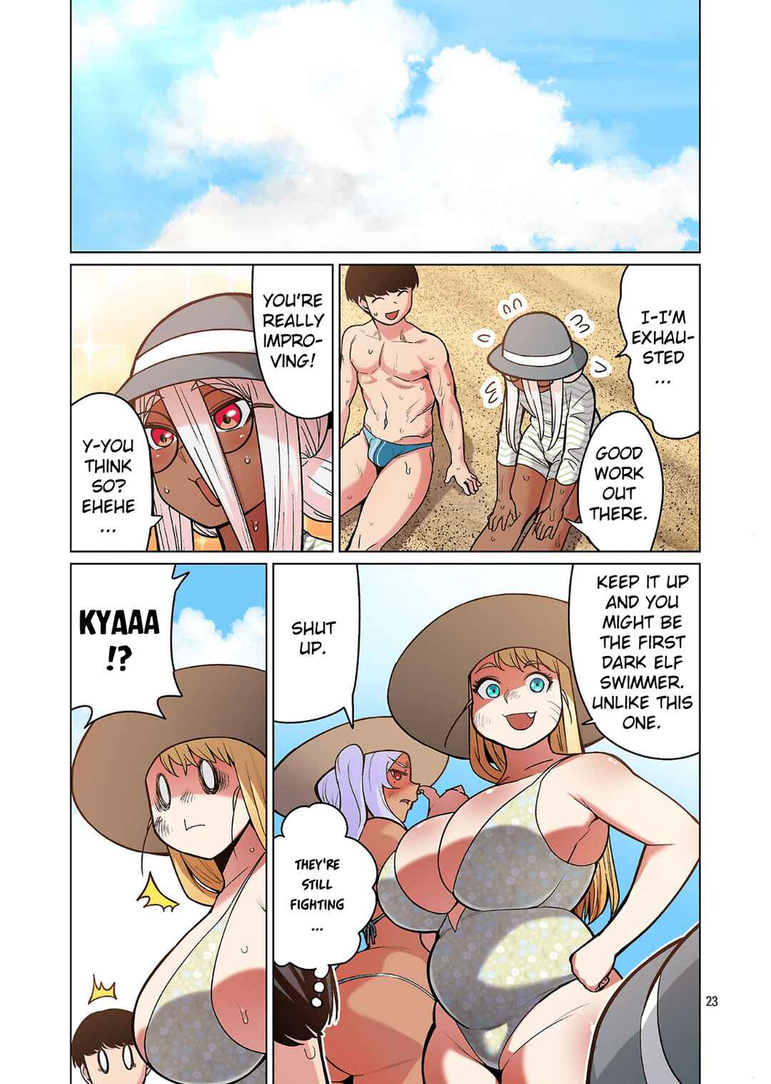 Shin Elf-san wa Yaserarenai. (Official Colored) Chapter 21 - Page 24