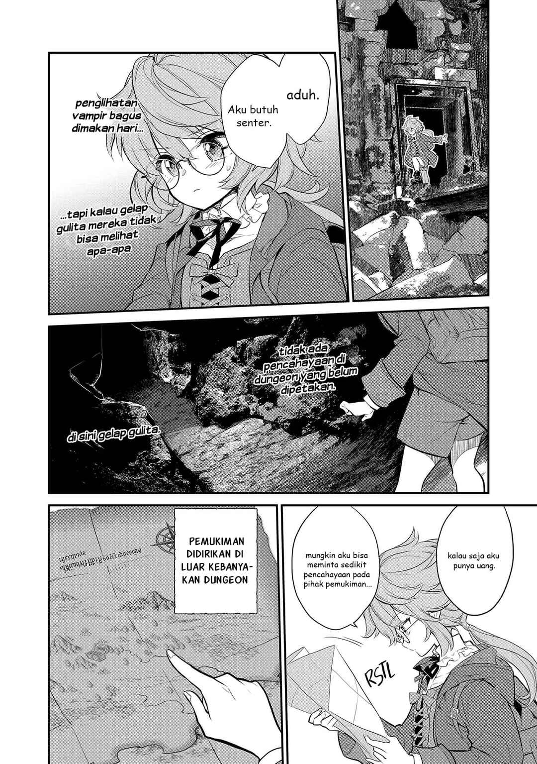 Kaketa Tsuki no Mercedes: Kyuuketsuki no Kizoku ni Tensei Shita kedo Suteraresou nanode Dungeon o Seiha Suru @COMIC Chapter 4 - Page 3