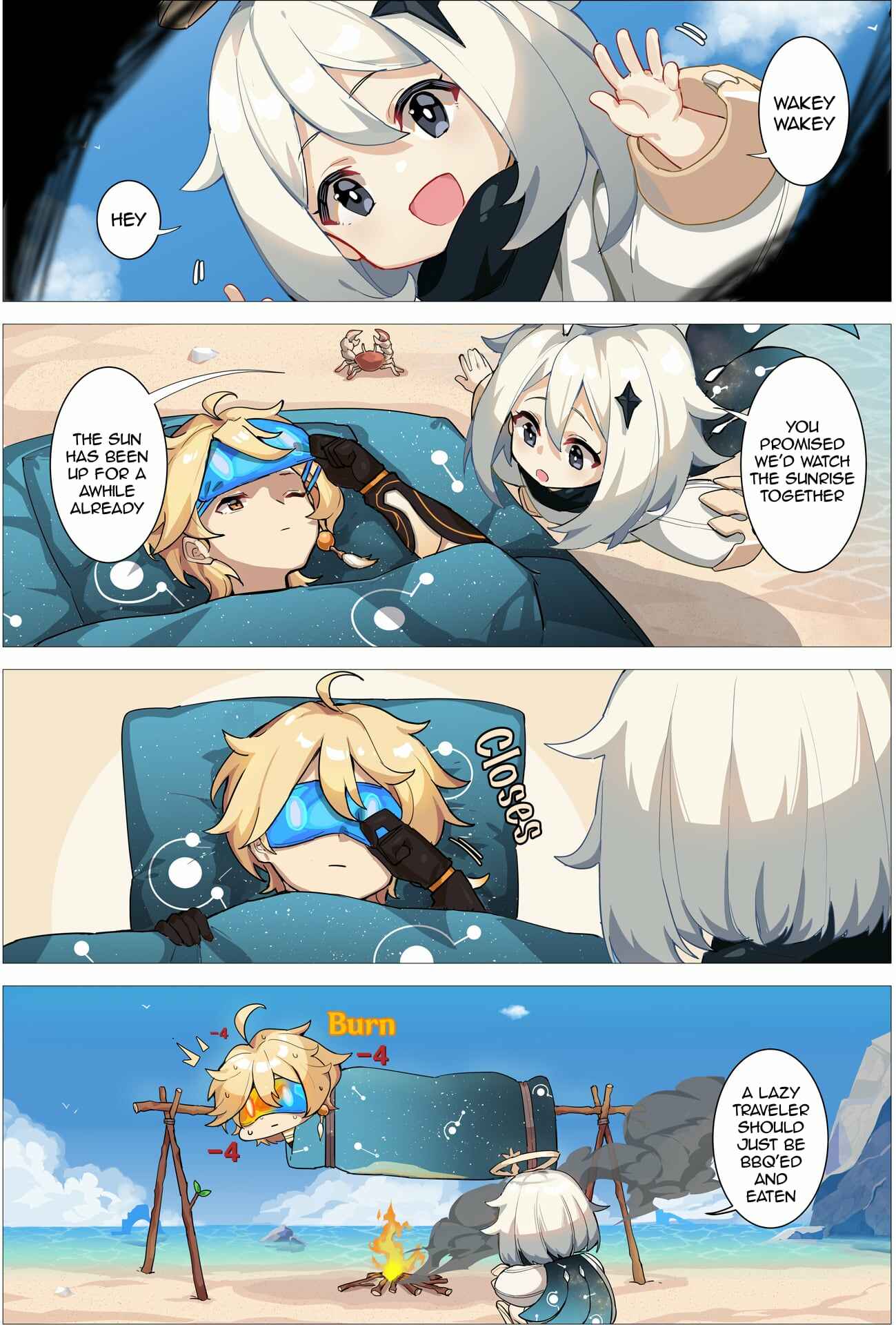 Genshin Impact 4-koma Chapter 1 - Page 2