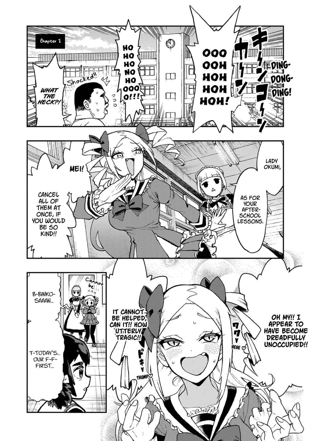 Hajimete desu wa!: Okumi Ojousama wa Hinako-chan o Beta Homeru Chapter 2 - Page 1