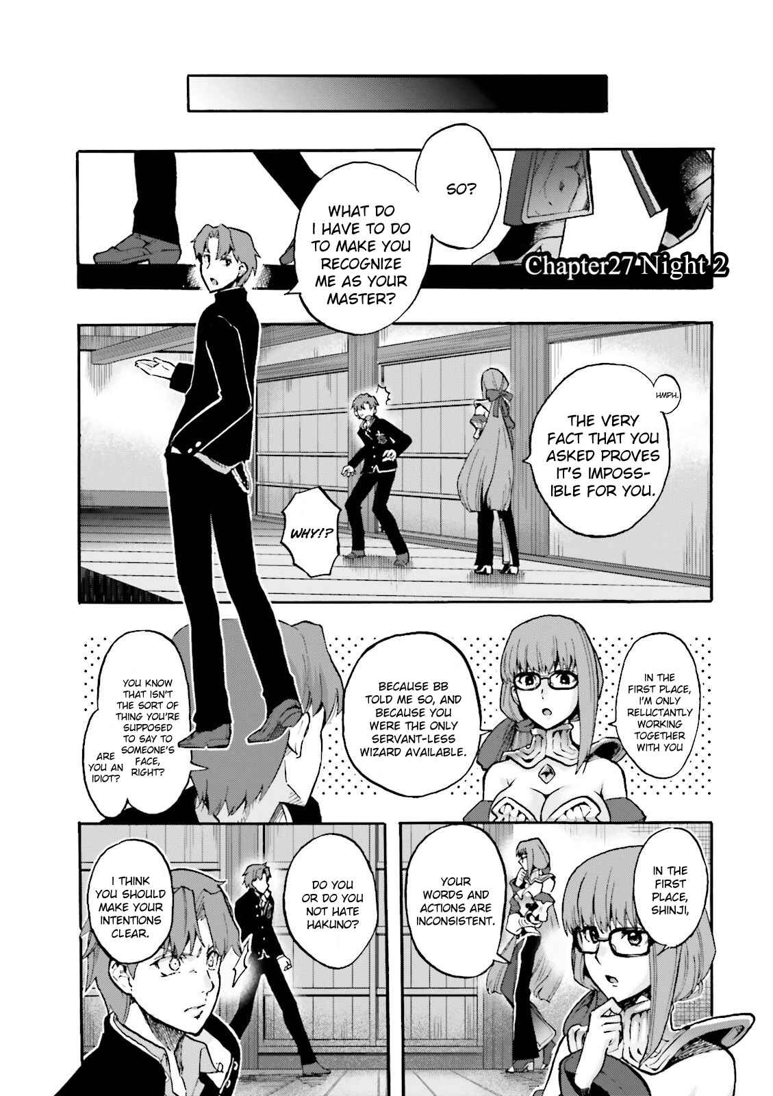 Fate/EXTRA CCC FoxTail Chapter 27 - Page 1