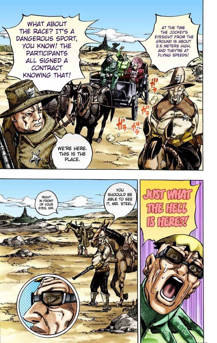 JoJo no Kimyou na Bouken: Part 7 - Steel Ball Run Color-ban Chapter 12 - Page 29