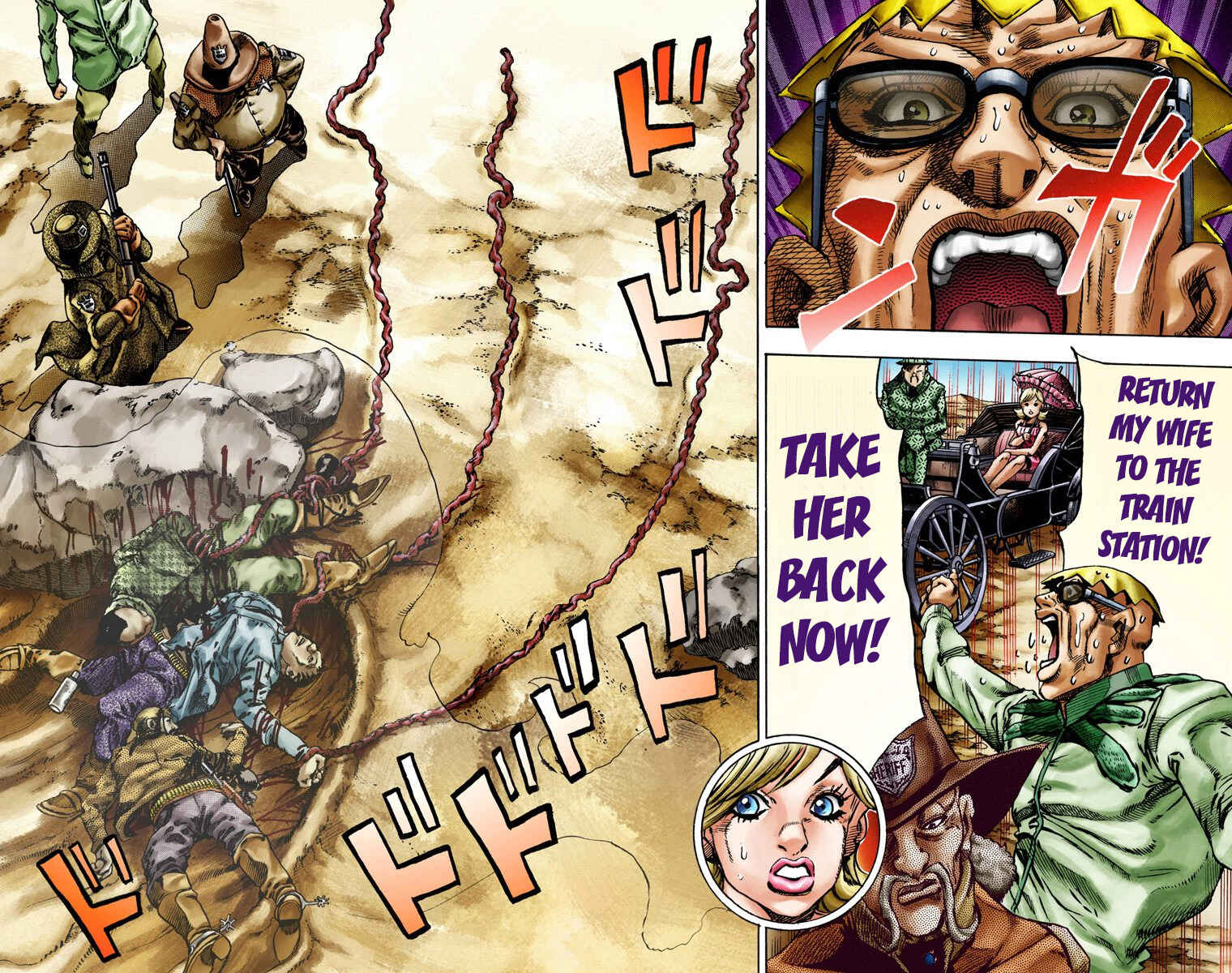 JoJo no Kimyou na Bouken: Part 7 - Steel Ball Run Color-ban Chapter 12 - Page 32