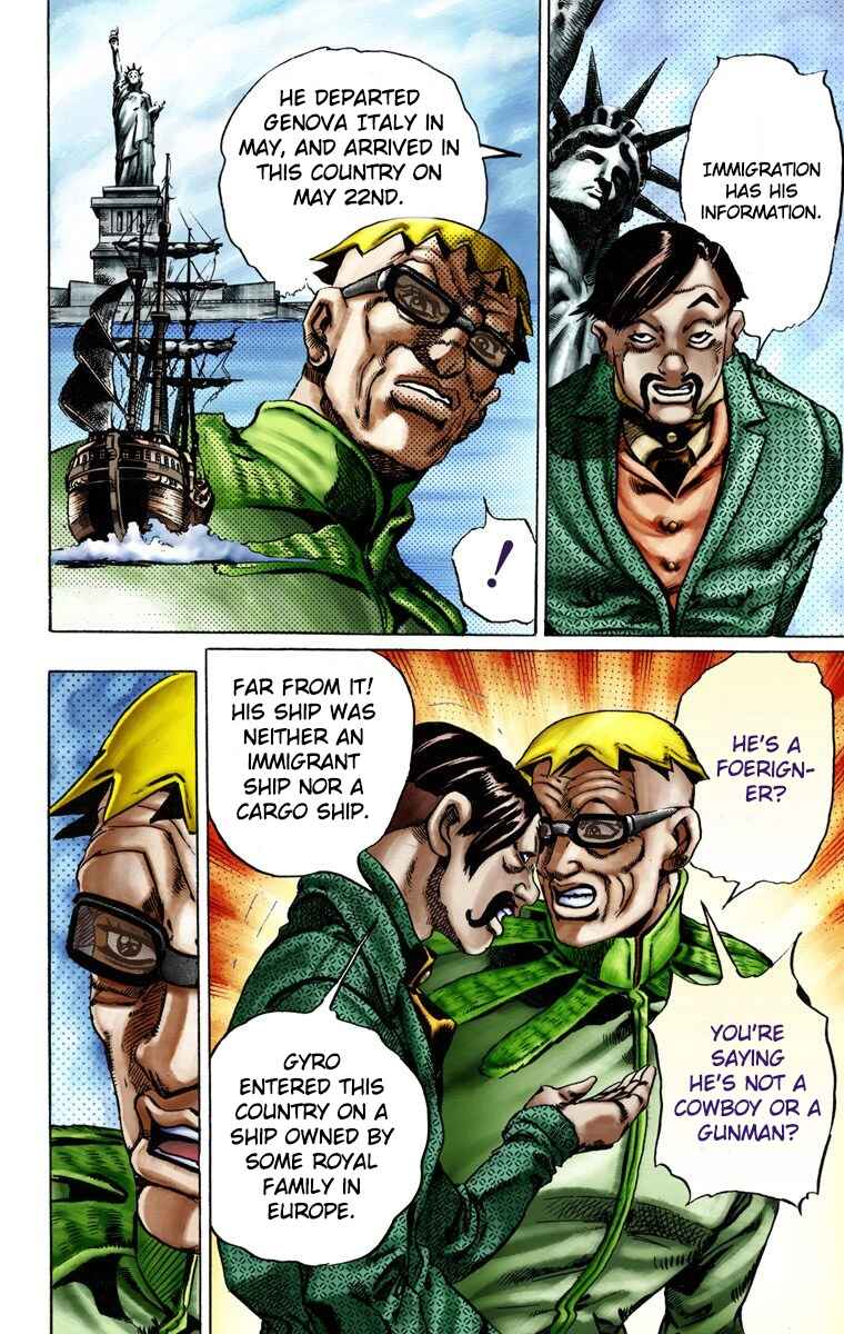 JoJo no Kimyou na Bouken: Part 7 - Steel Ball Run Color-ban Chapter 12 - Page 9