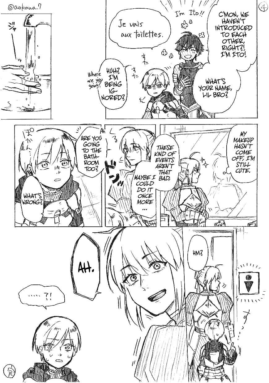 Josou Cosplayer ni Otouto ga Dekiru Manga Chapter 2.3 - Page 4