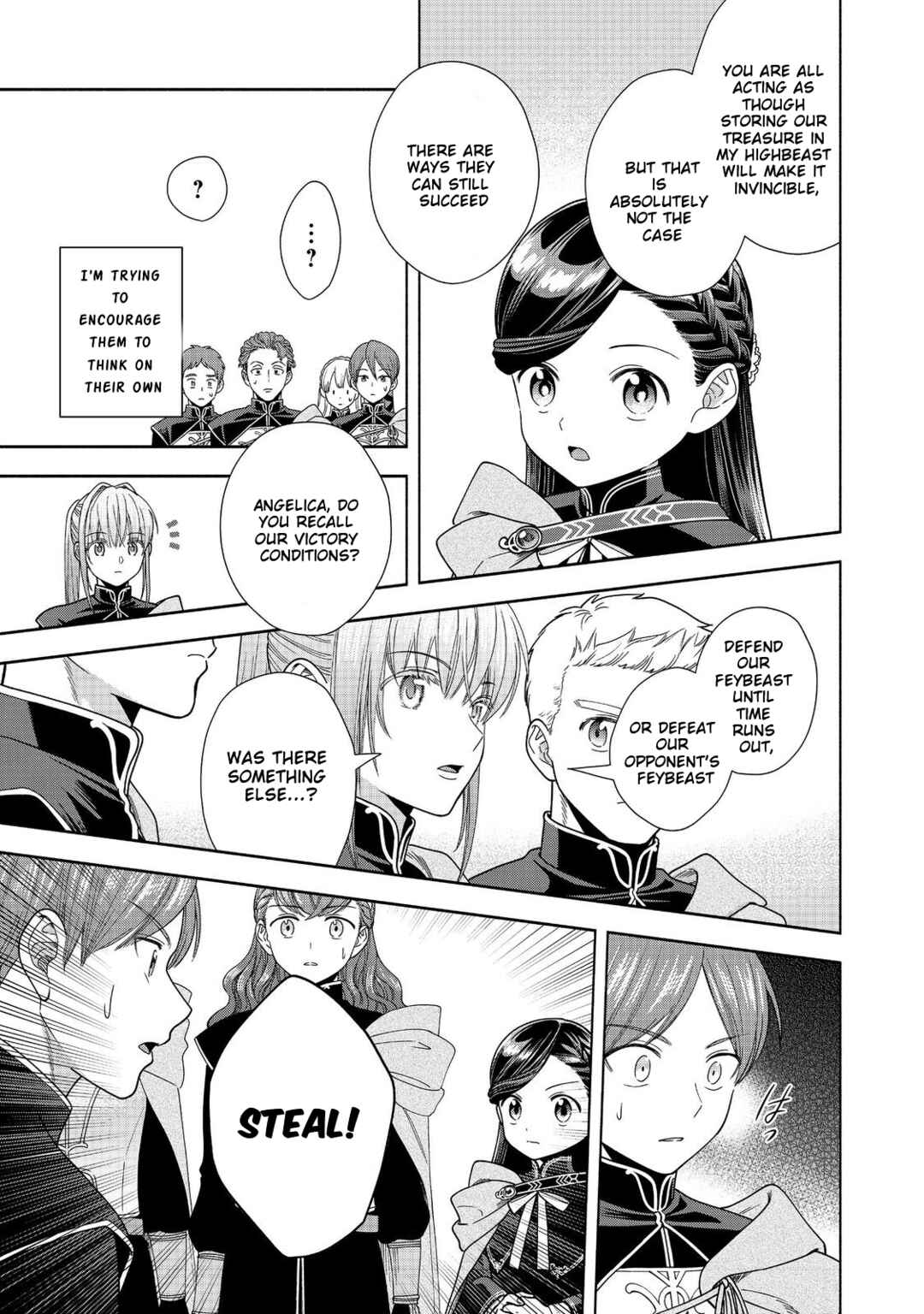 Honzuki no Gekokujou: Shisho ni Naru tame ni wa Shudan o Erandeiraremasen—Dai-4 Bu: Kizokuin no Toshokan o Sukuitai! Chapter 28 - Page 13