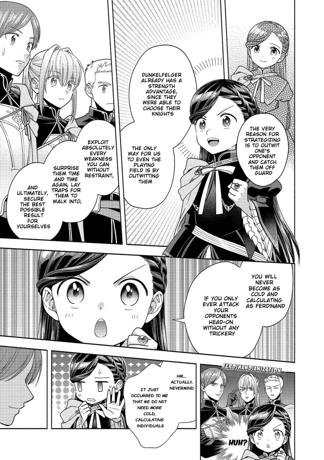 Honzuki no Gekokujou: Shisho ni Naru tame ni wa Shudan o Erandeiraremasen—Dai-4 Bu: Kizokuin no Toshokan o Sukuitai! Chapter 28 - Page 15