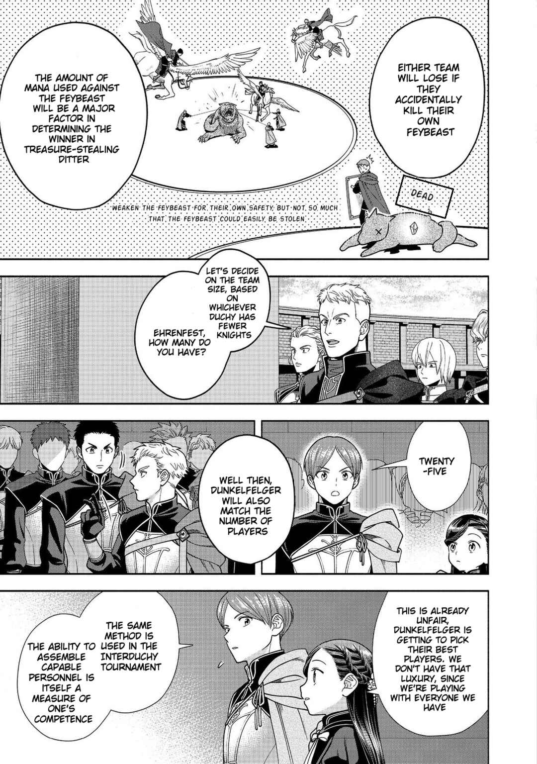 Honzuki no Gekokujou: Shisho ni Naru tame ni wa Shudan o Erandeiraremasen—Dai-4 Bu: Kizokuin no Toshokan o Sukuitai! Chapter 28 - Page 3