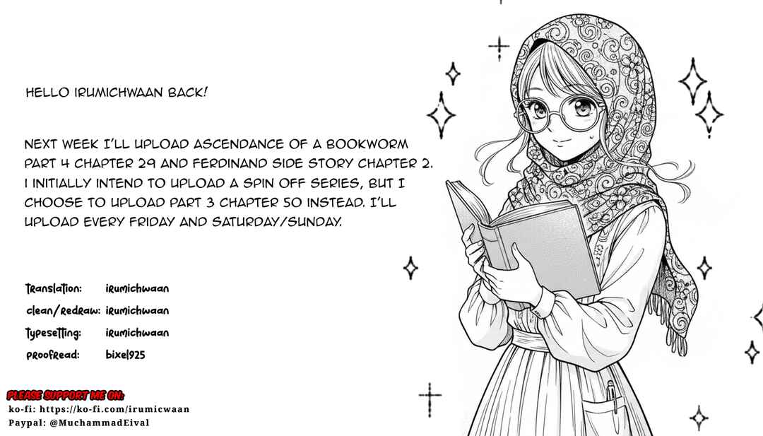 Honzuki no Gekokujou: Shisho ni Naru tame ni wa Shudan o Erandeiraremasen—Dai-4 Bu: Kizokuin no Toshokan o Sukuitai! Chapter 28 - Page 30