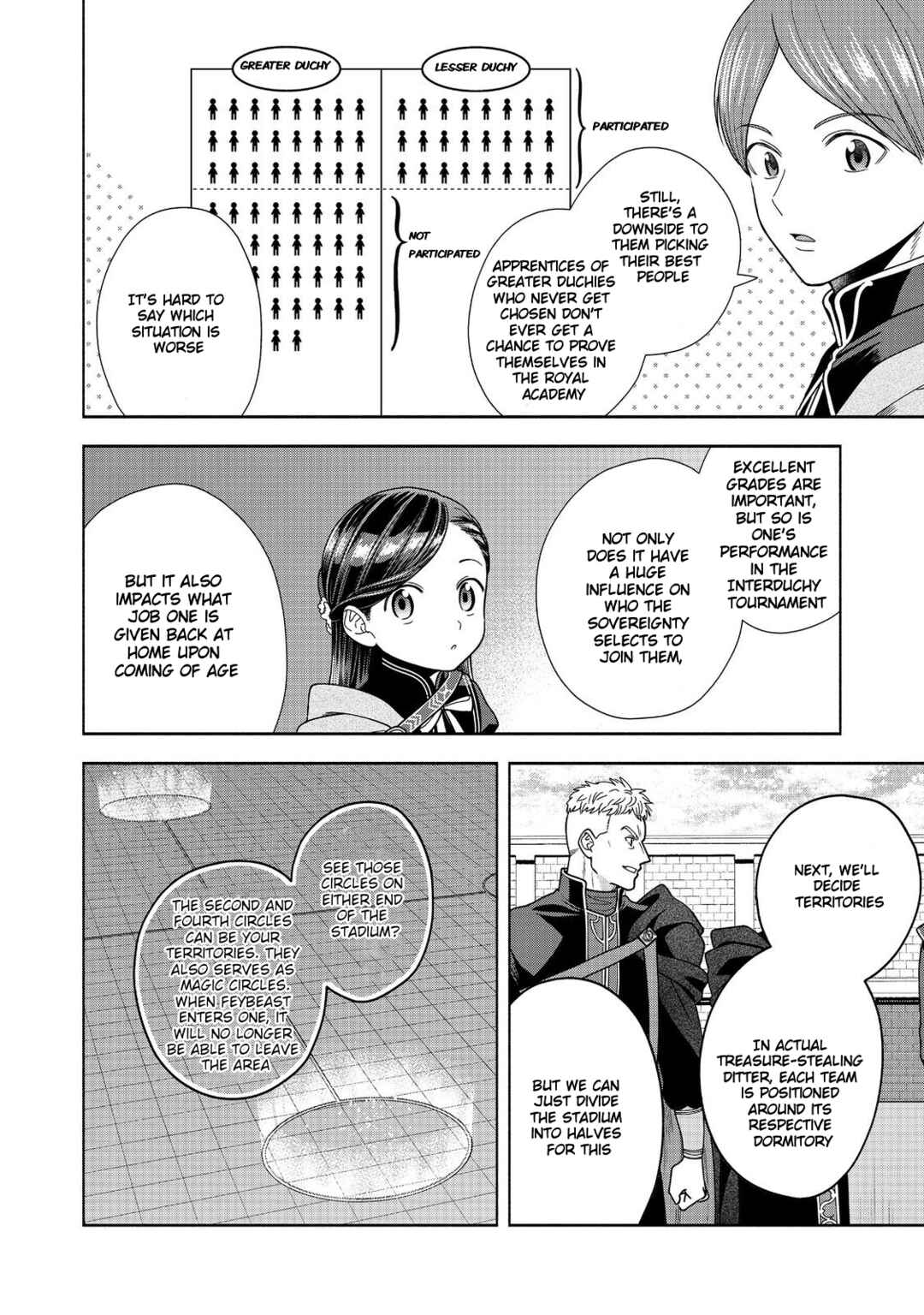 Honzuki no Gekokujou: Shisho ni Naru tame ni wa Shudan o Erandeiraremasen—Dai-4 Bu: Kizokuin no Toshokan o Sukuitai! Chapter 28 - Page 4
