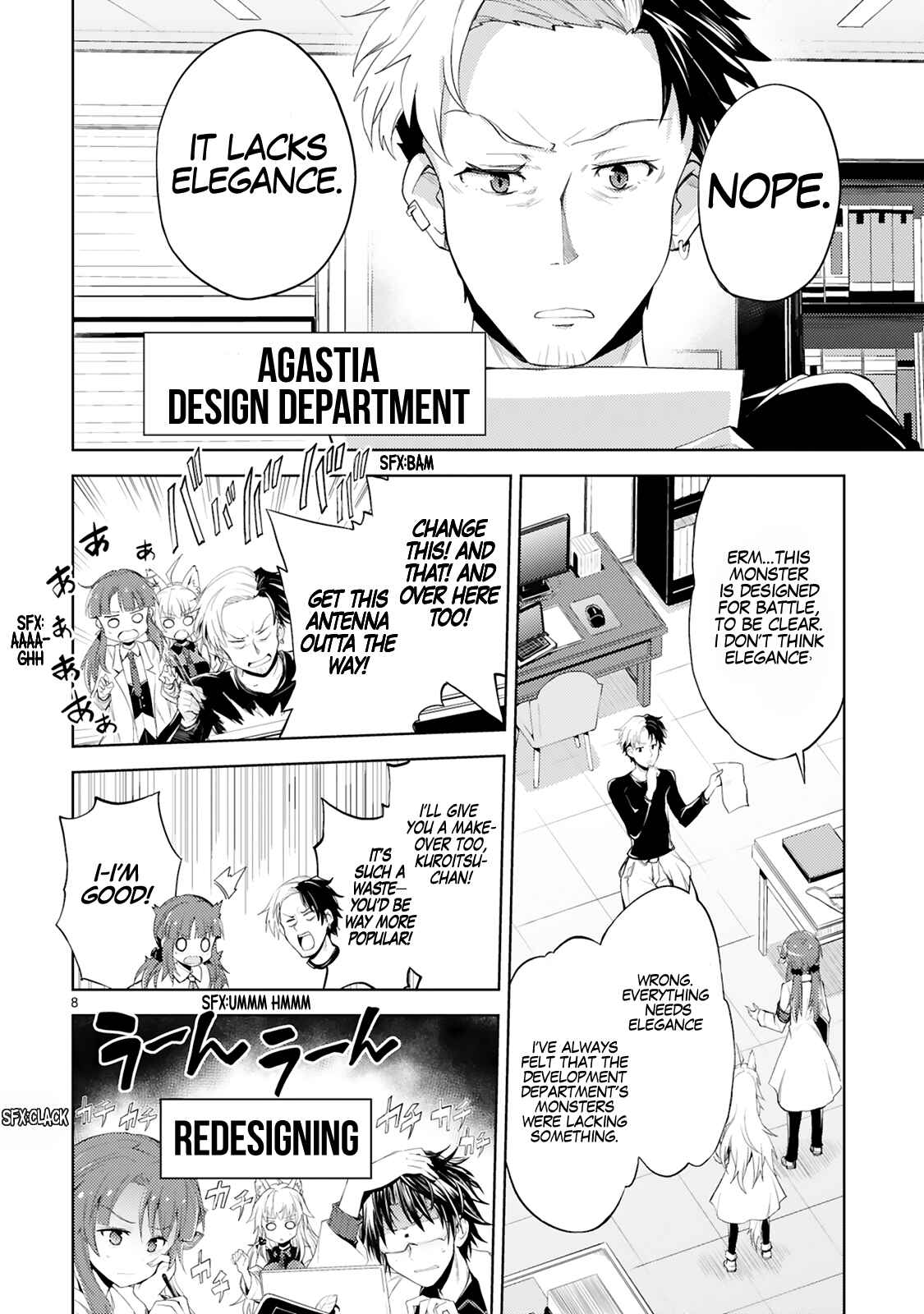 Kaijin Kaihatsubu no Kuroitsu-san Chapter 3 - Page 9